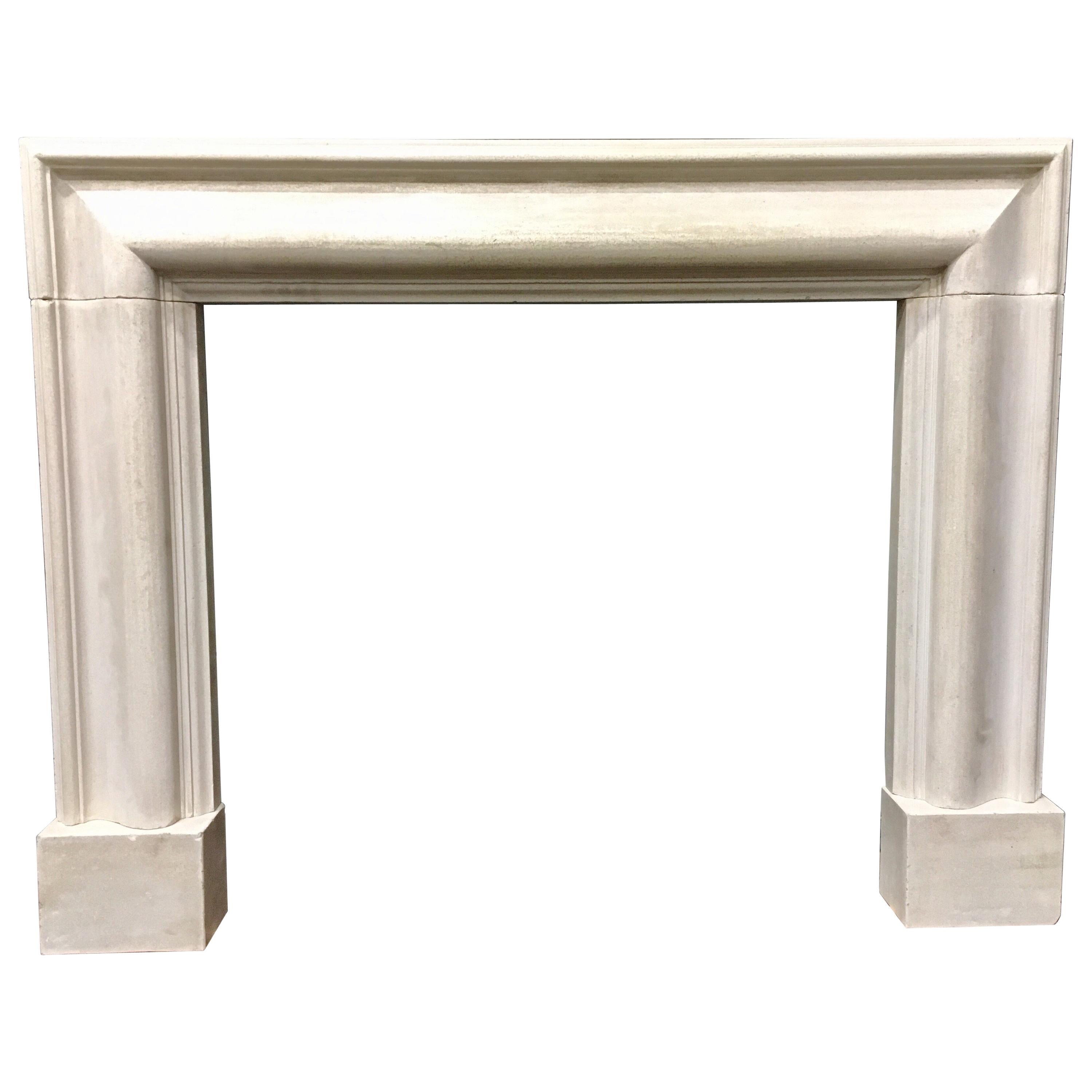  Edwardian Stone Bolection Fireplace Surround