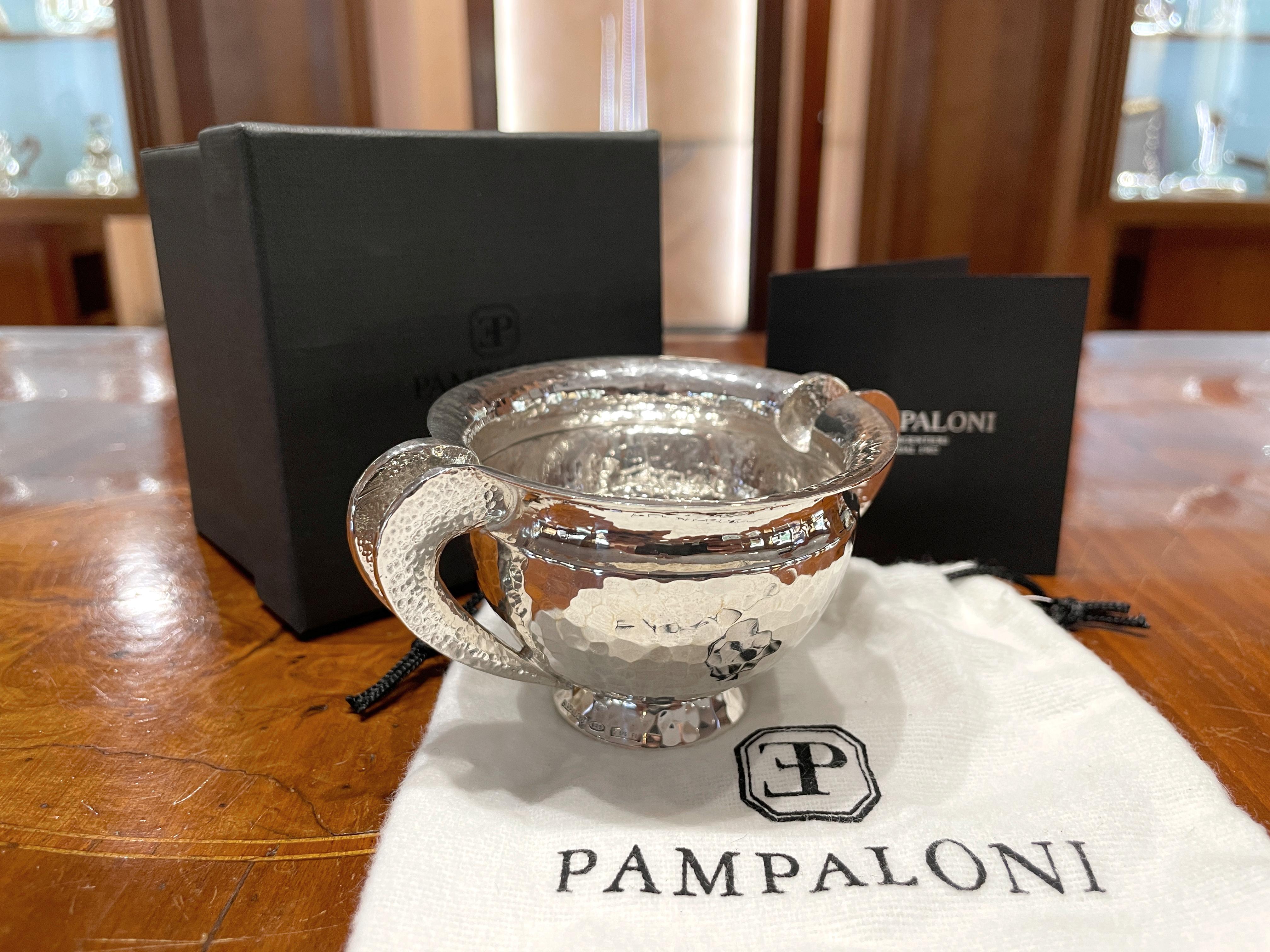 Pampaloni mini vaso troia in argento in vendita 9