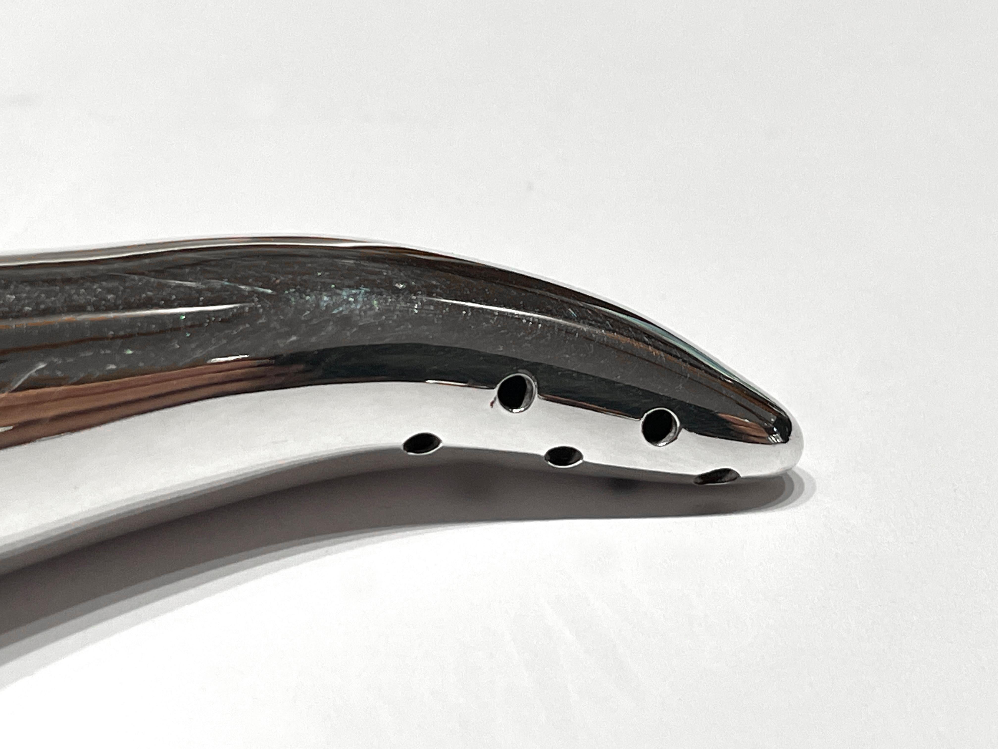 Pampaloni oliera in cristallo e argento sterling con tappo porta spezie in vendita 6