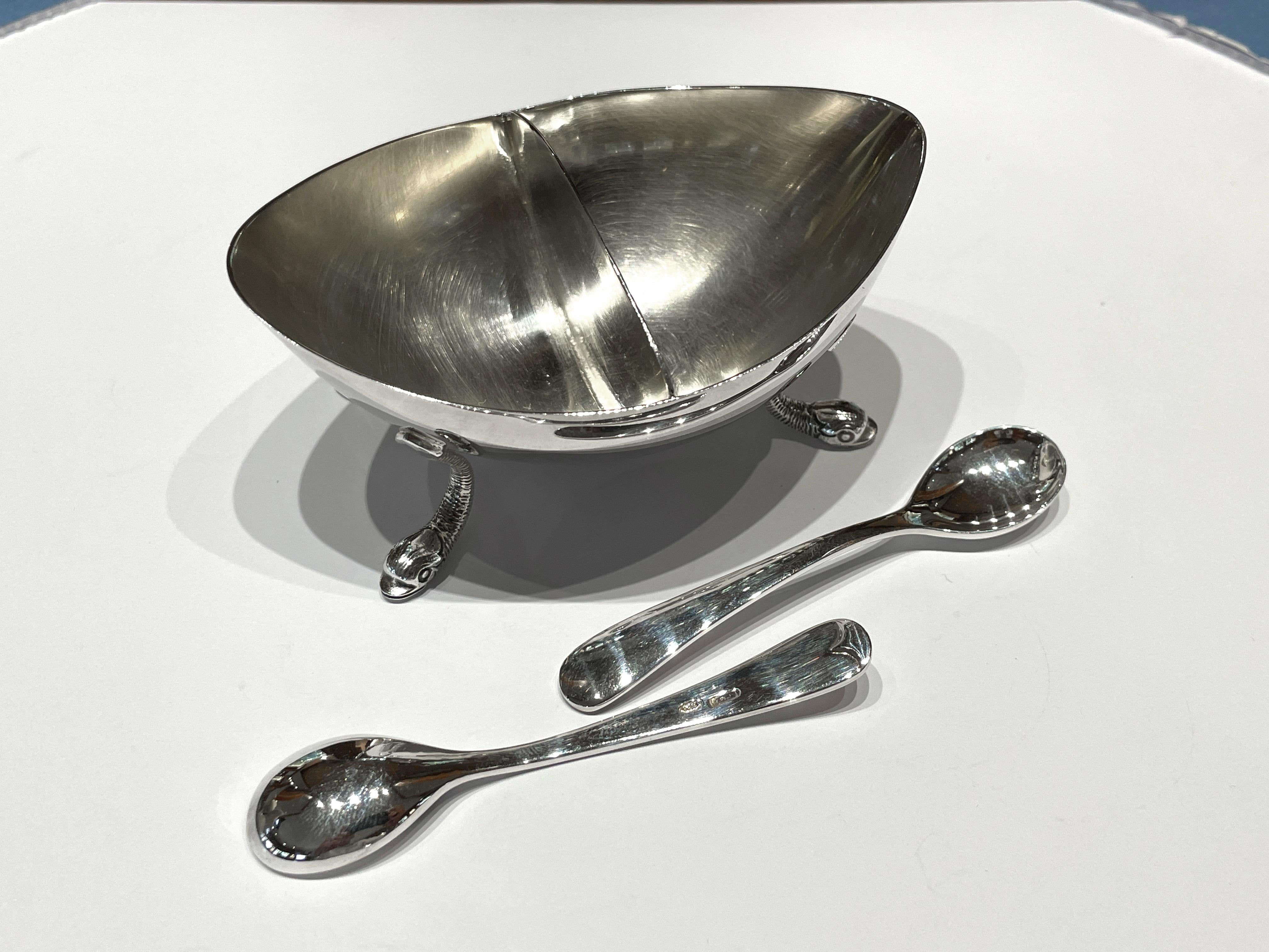 Pampaloni saliera, sale e pepe in argento sterling In condizioni Nuovo in vendita a Perugia, IT