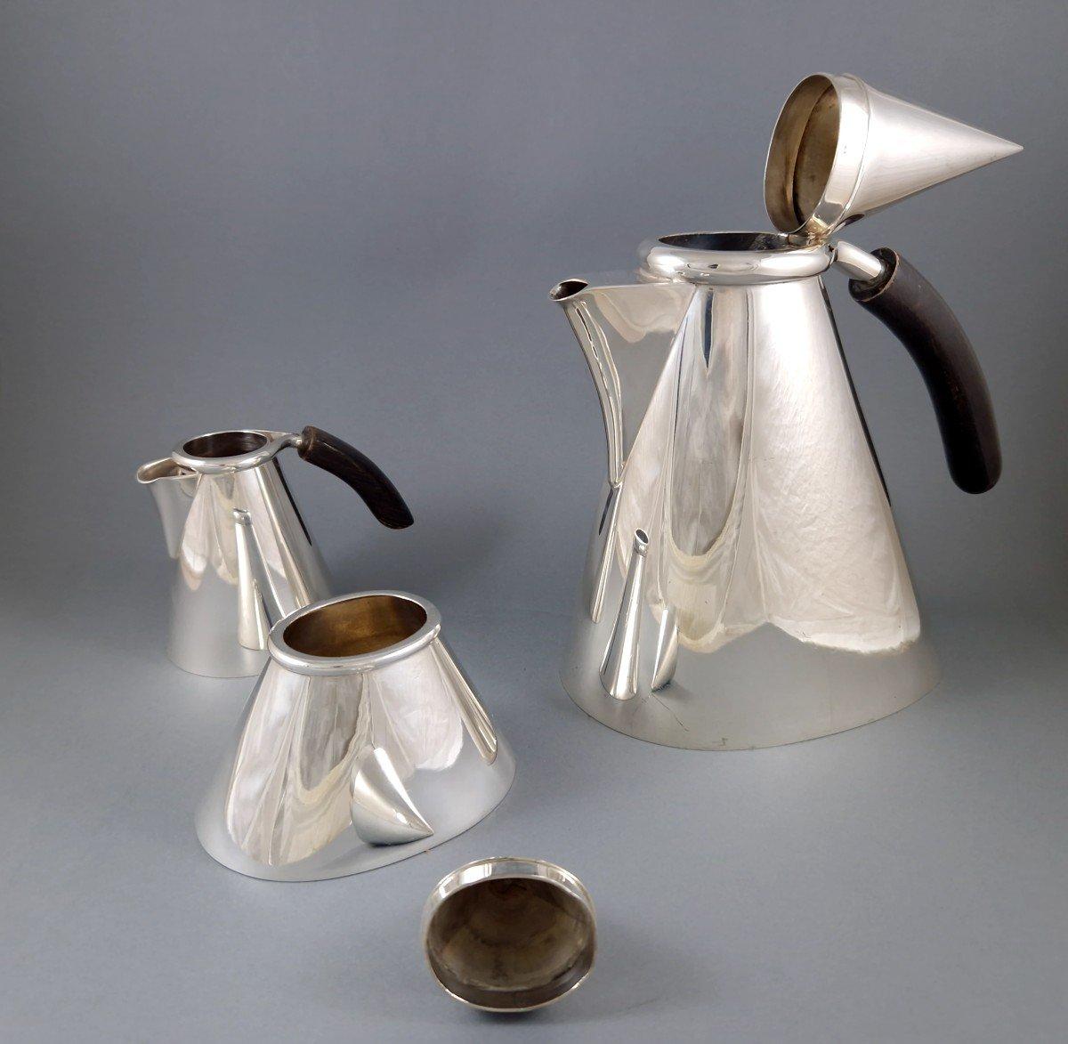 Pampaloni Sterling Silver Tea Set For Sale 2