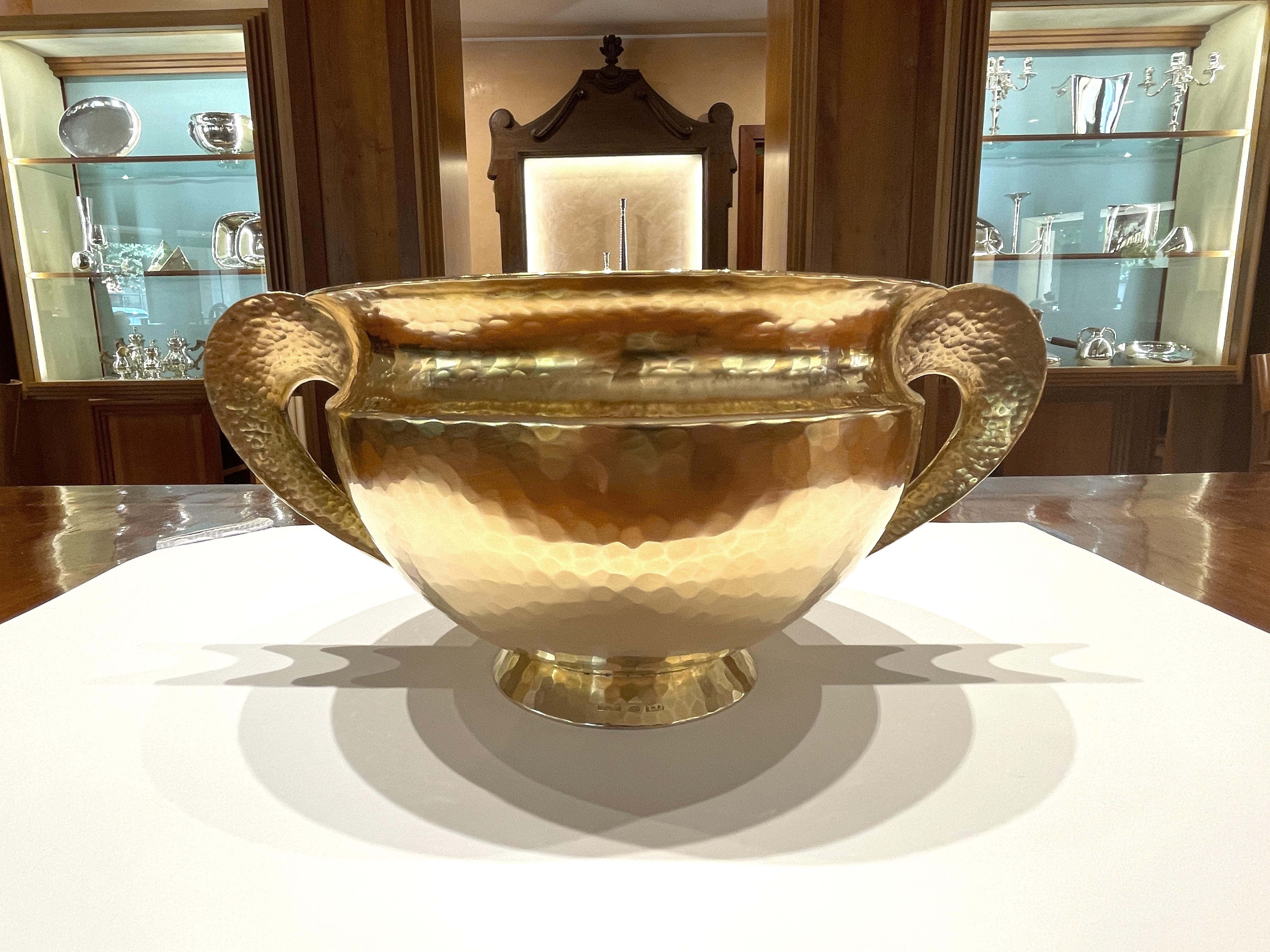 Pampaloni vaso troia in argento sterling dorato in vendita 4