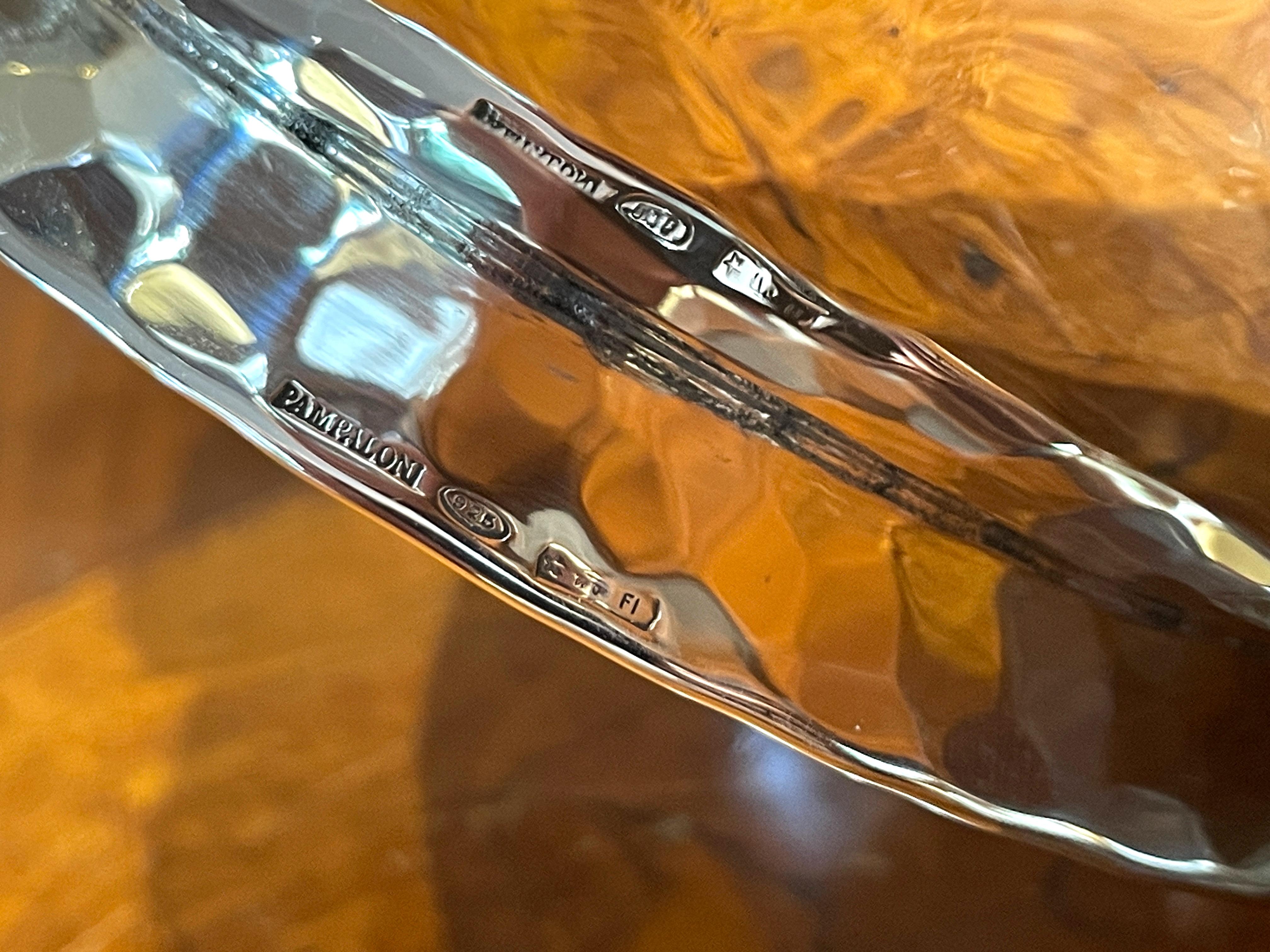 Pampaloni vaso troia in argento sterling in vendita 5