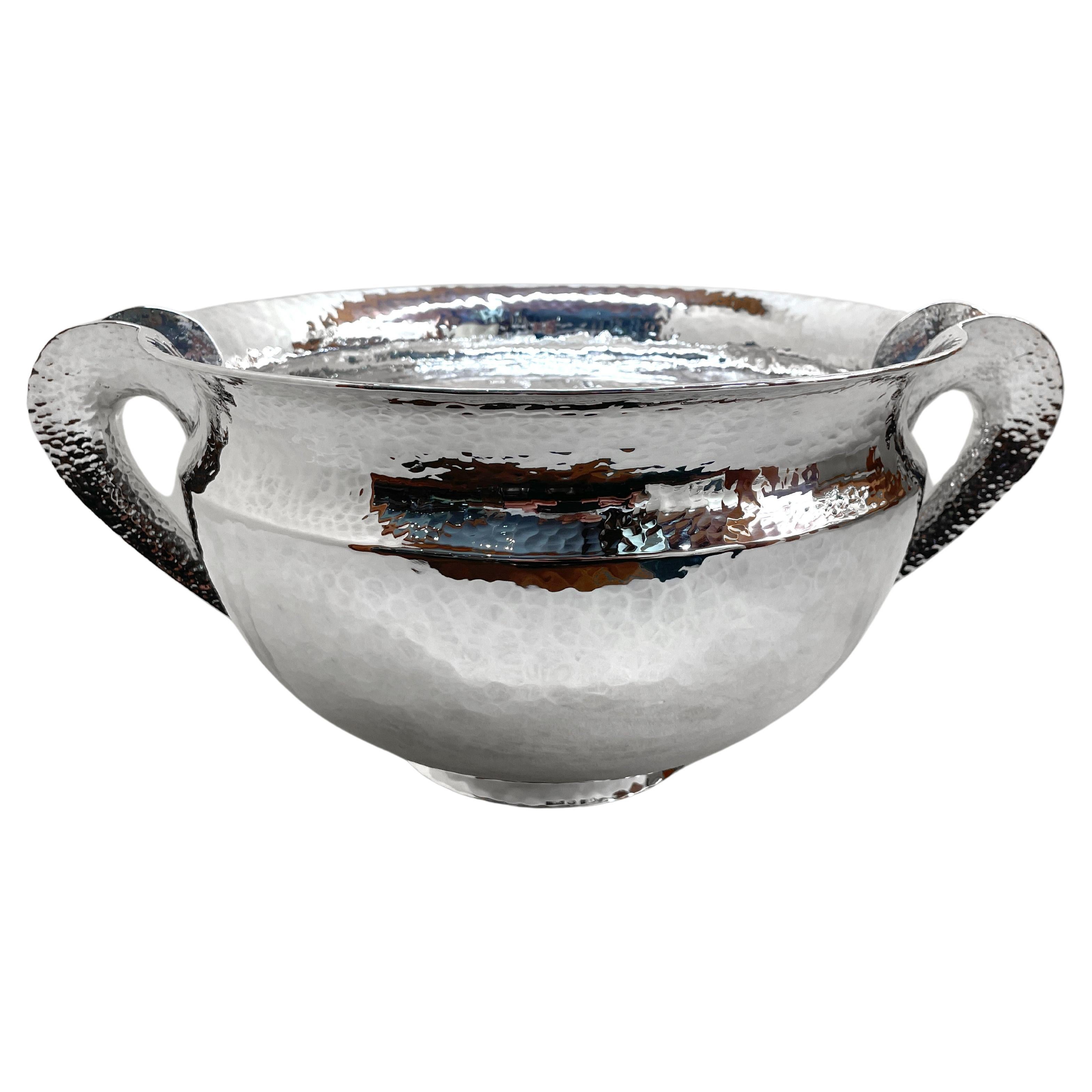 Pampaloni sterling silver trojan vase