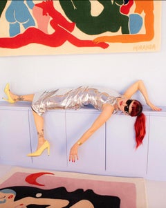 Pamplemousse Colorful Wool Tapestry / Rug By MIRANDA MAKAROFF