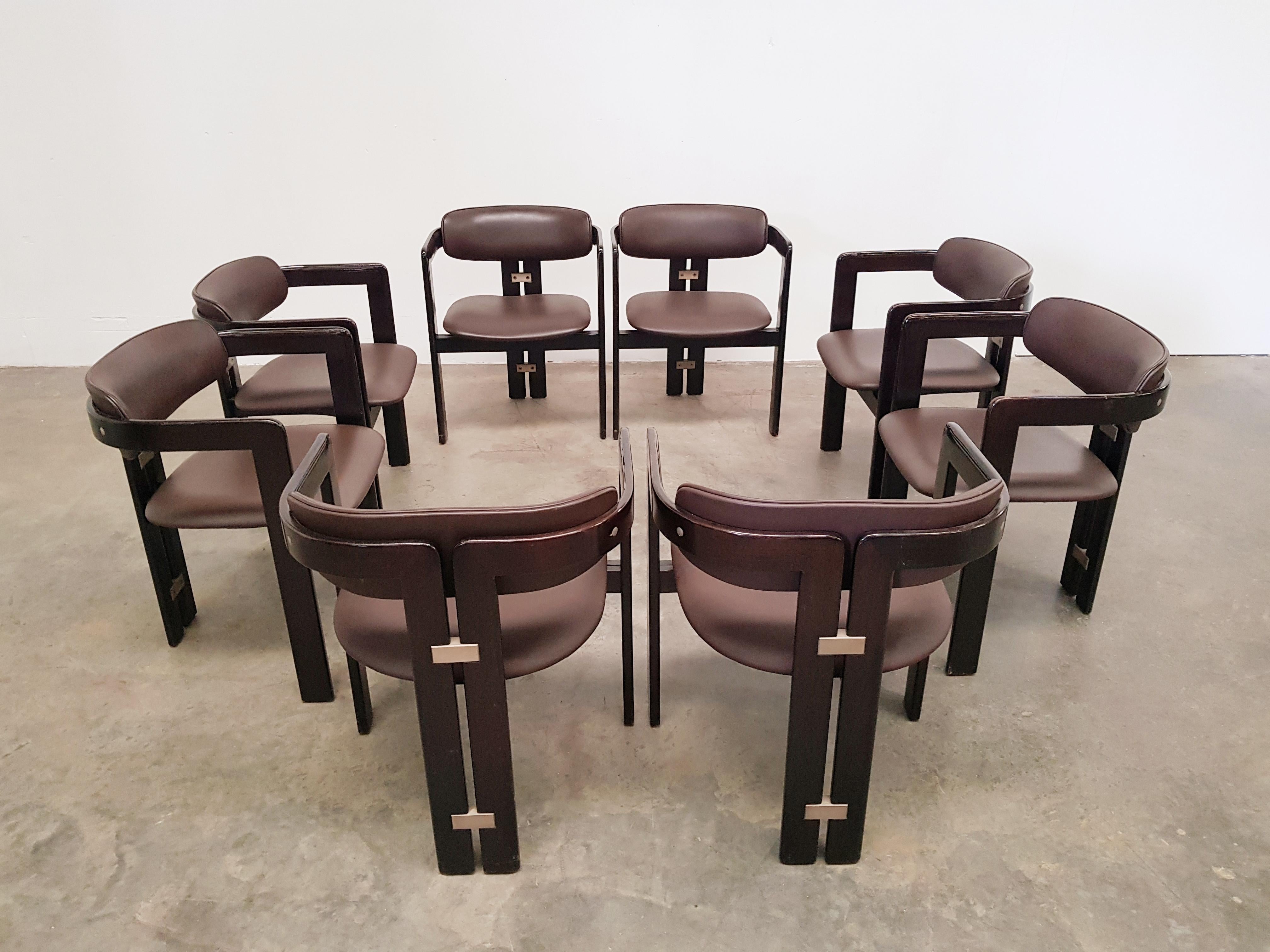 Pamplona Dining Room Chairs by Augusto Savini, Pozzi, Italy, 1965 5