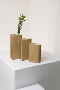 Collection'S, Set di vasi in calcestruzzo beige