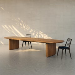 Pamunu Dining Table Ten Seat Handmade Teak Organic Form, In Stock