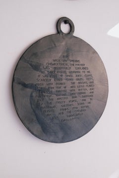 Pan 02 Moby Dick Melville in Glazed Black Stoneware by Marie Martin Ceramics