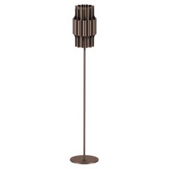 Lámpara de pie 'Pan 190' de bronce de Bent Karlby para Lyfa