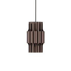 Lampada a sospensione 'Pan 190' in bronzo di Bent Karlby per Lyfa