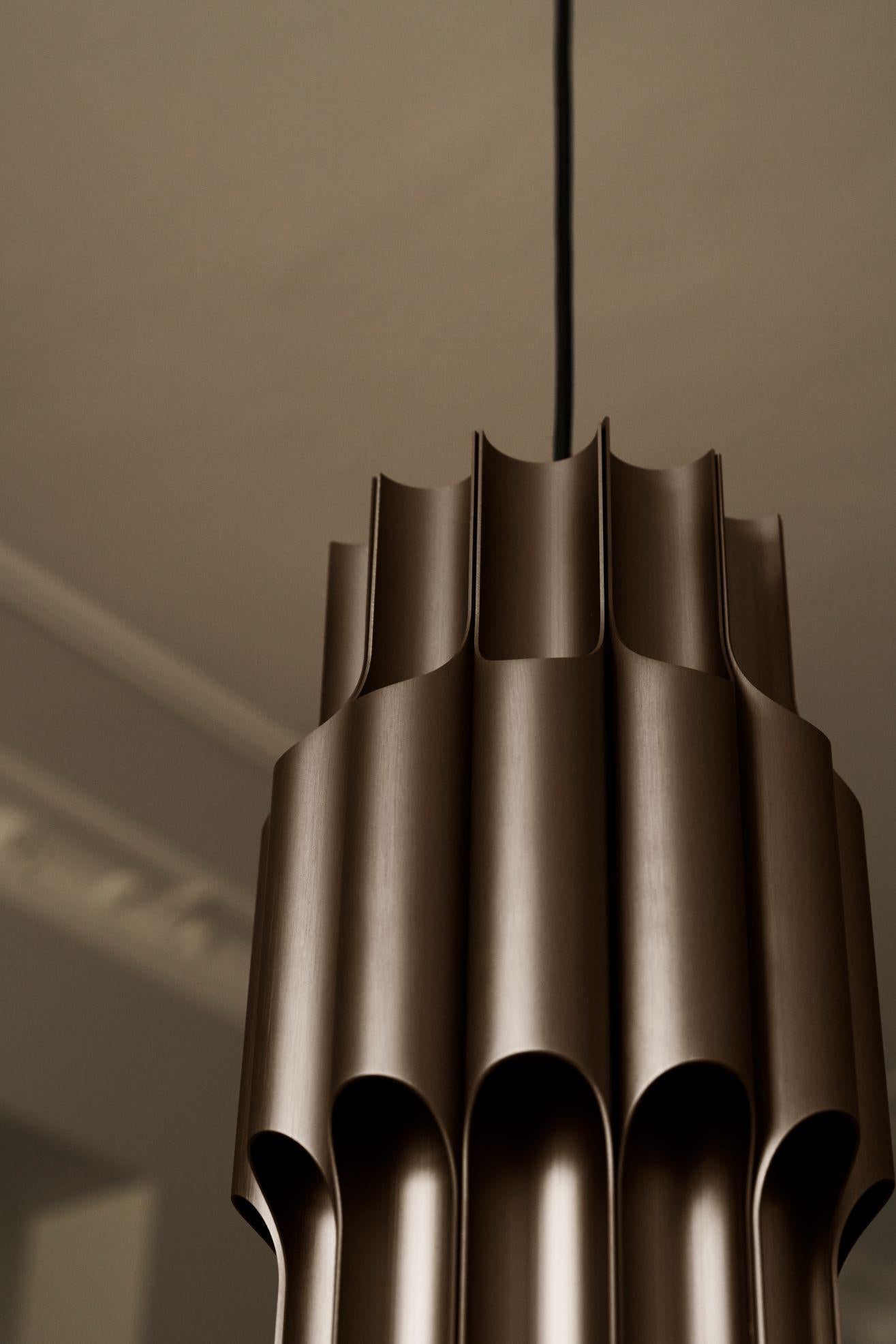'Pan 300' Pendant Lamp Aluminum by Bent Karlby for Lyfa For Sale 4