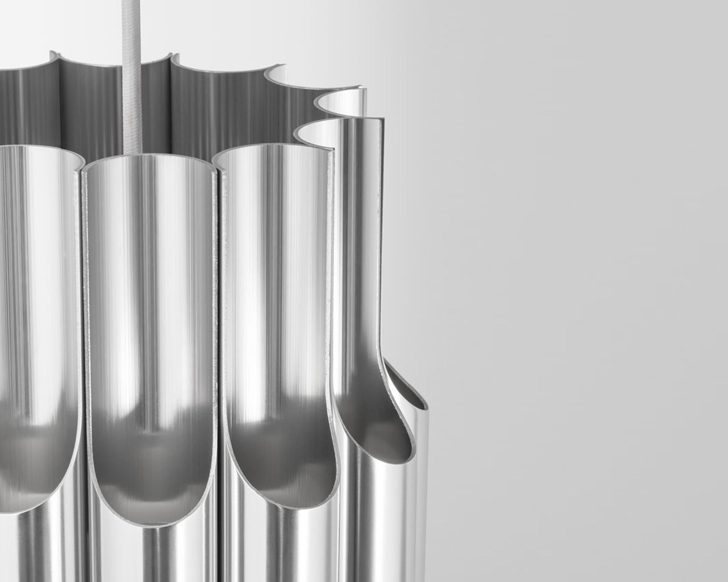 Contemporary 'Pan 300' Pendant Lamp Aluminum by Bent Karlby for Lyfa For Sale