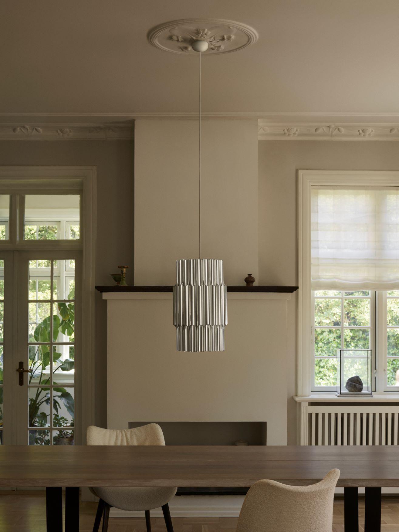 'Pan 300' Pendant Lamp Aluminum by Bent Karlby for Lyfa For Sale 1