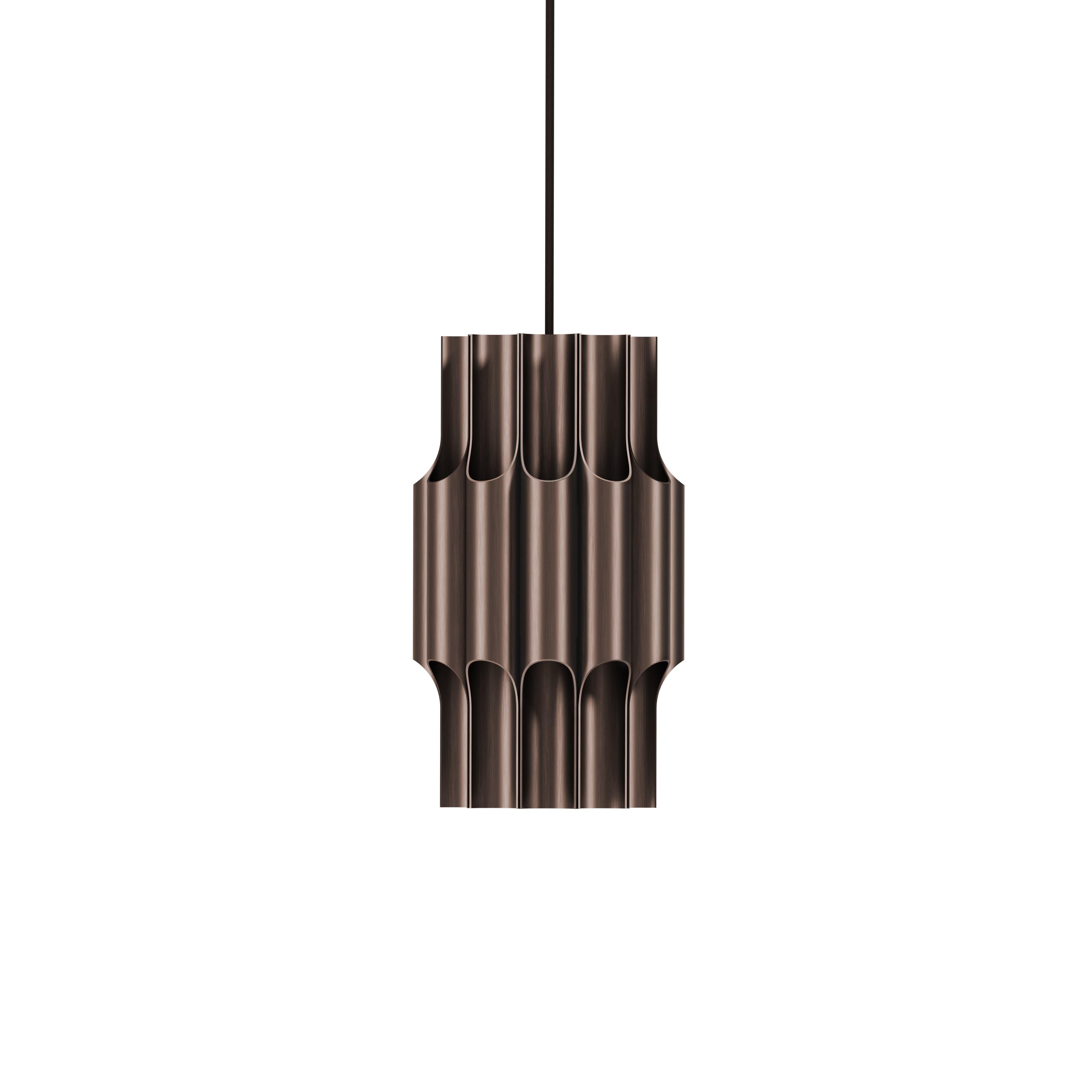 Pendelleuchte „Pan 300“ aus Bronze von Bent Karlby für Lyfa (Skandinavische Moderne) im Angebot