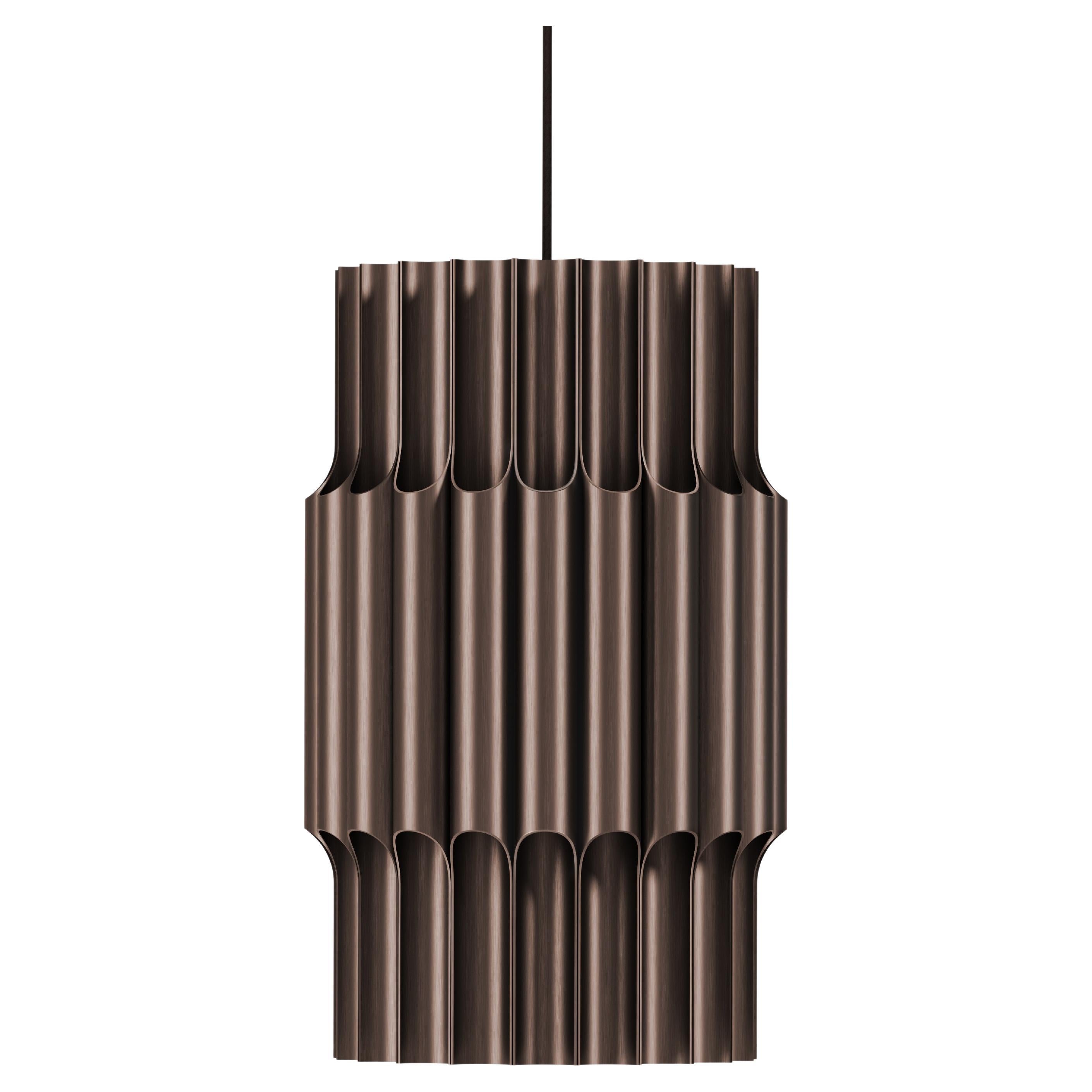 Pendelleuchte „Pan 300“ aus Bronze von Bent Karlby für Lyfa im Angebot