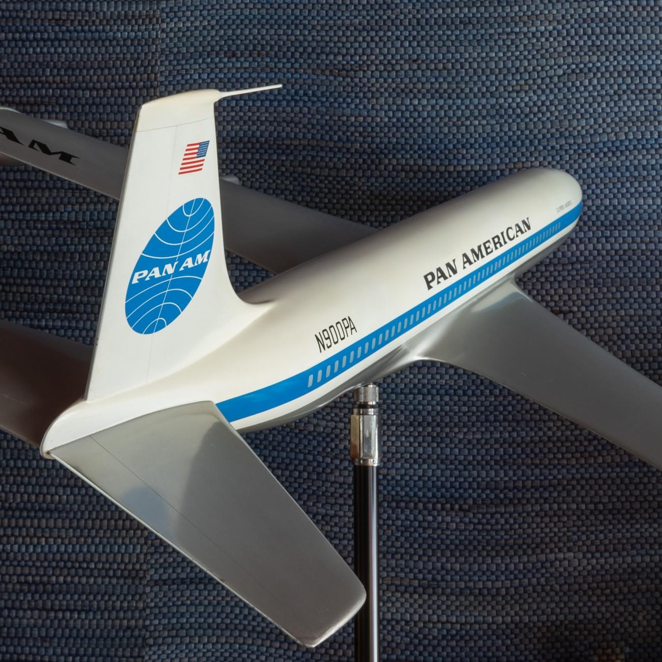 Mid-20th Century Pan Am Boeing 707 Model Aircraft, circa 1958 For Sale