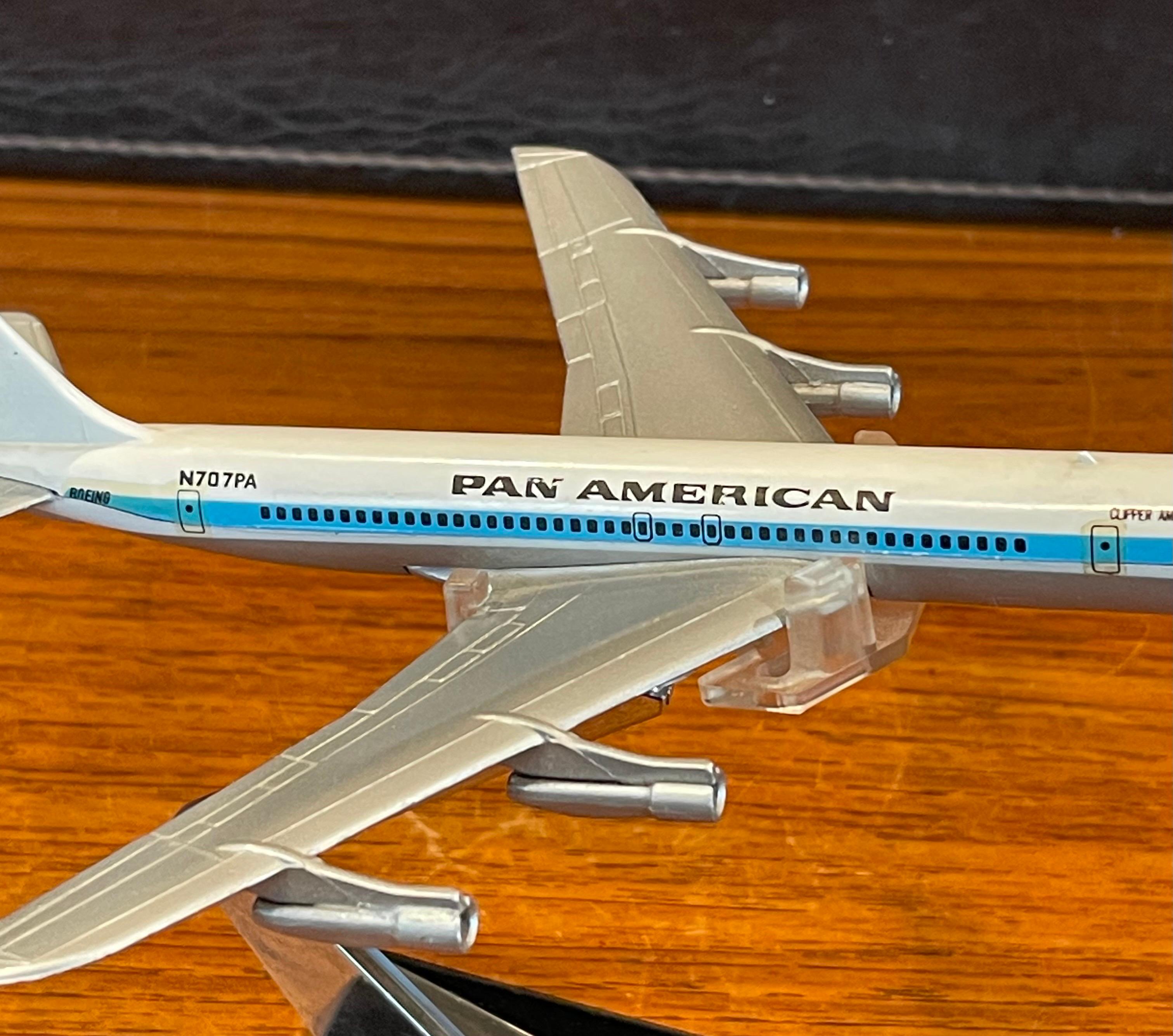 Pan American Airlines Boeing 707 Jetliner / Airplane Contractor Desk Model 1