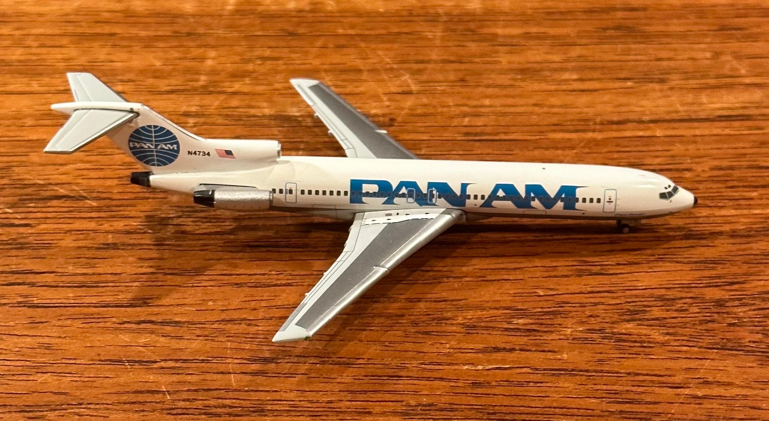Metal Pan American Airlines Jetliner / Airplane Die Cast Paperweight Model
