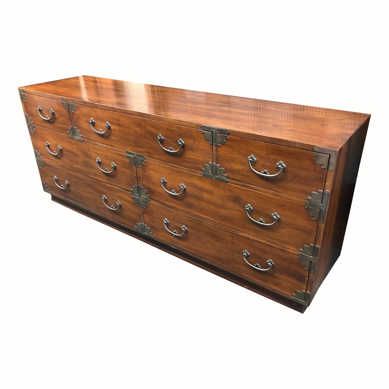 Pan Asian Seven Drawer Dresser, by Henredon For Sale 9