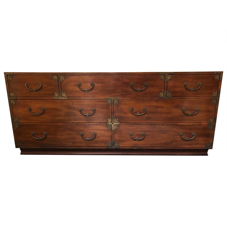 Pan Asian Seven Drawer Dresser By Henredon For At 1stdibs Pan Asian Seven Drawer Dresser By Henredon For At 1stdibs