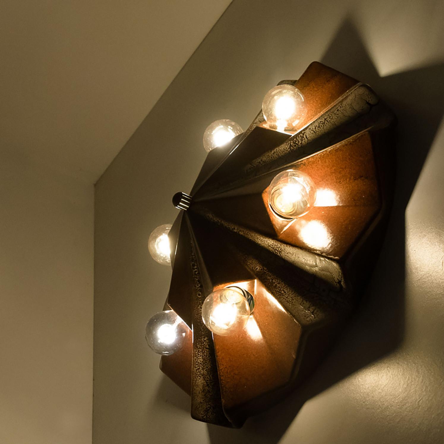 PAN Keramik Caroussel Brown Ceramic Lamp, Germany, 1970s im Angebot 4