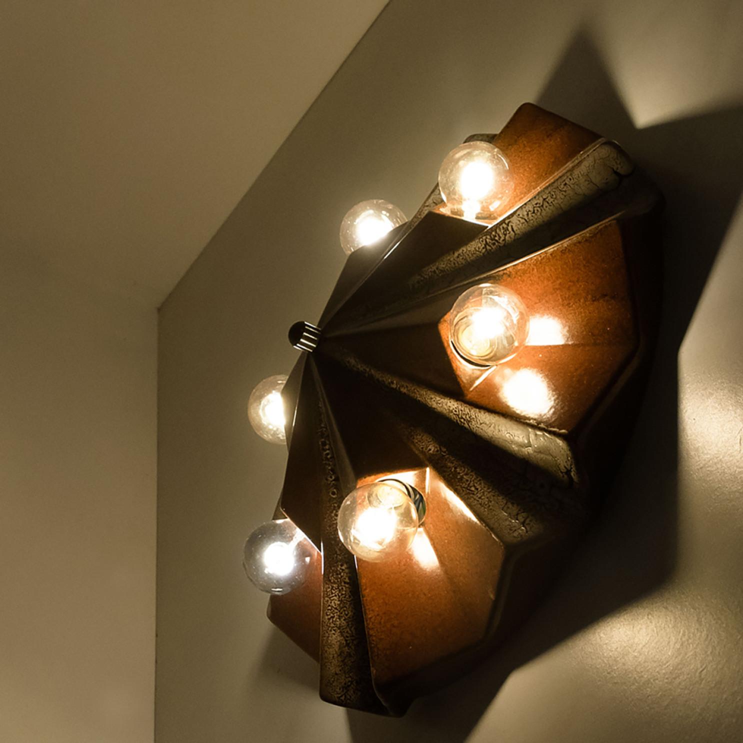 PAN Keramik Caroussel Brown Keramiklampe, Deutschland, 1970er Jahre 6