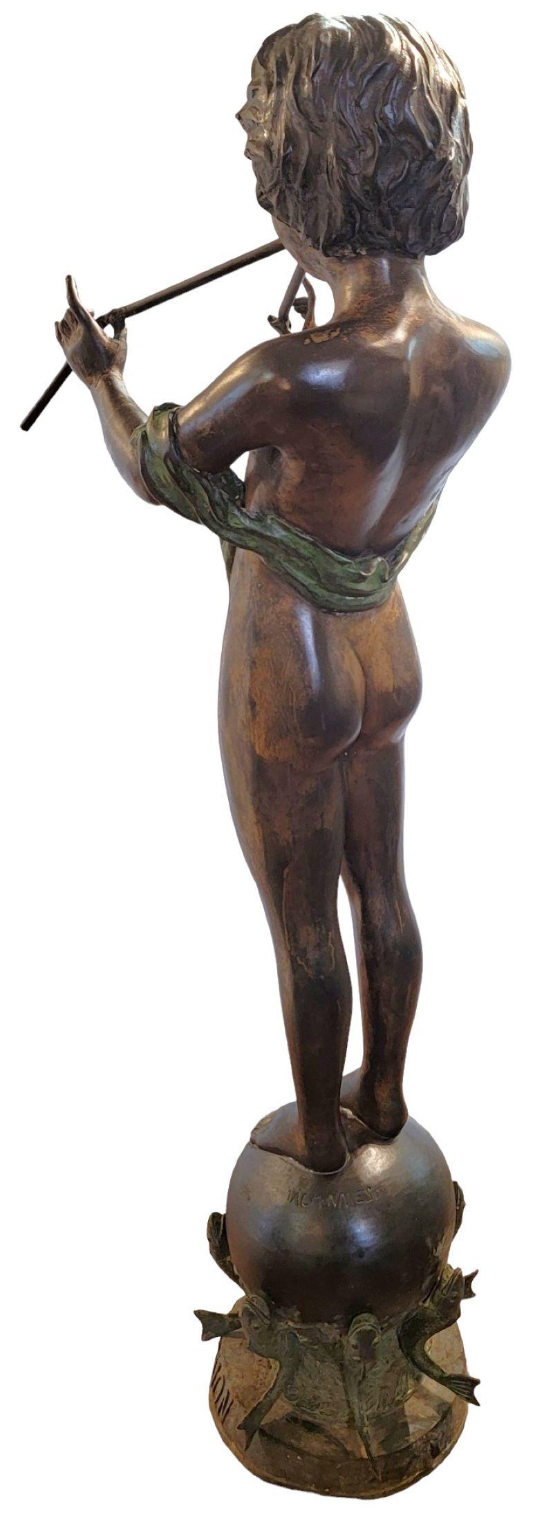 20th Century Pan Of Rohallian Fountain Sculpture For Sale