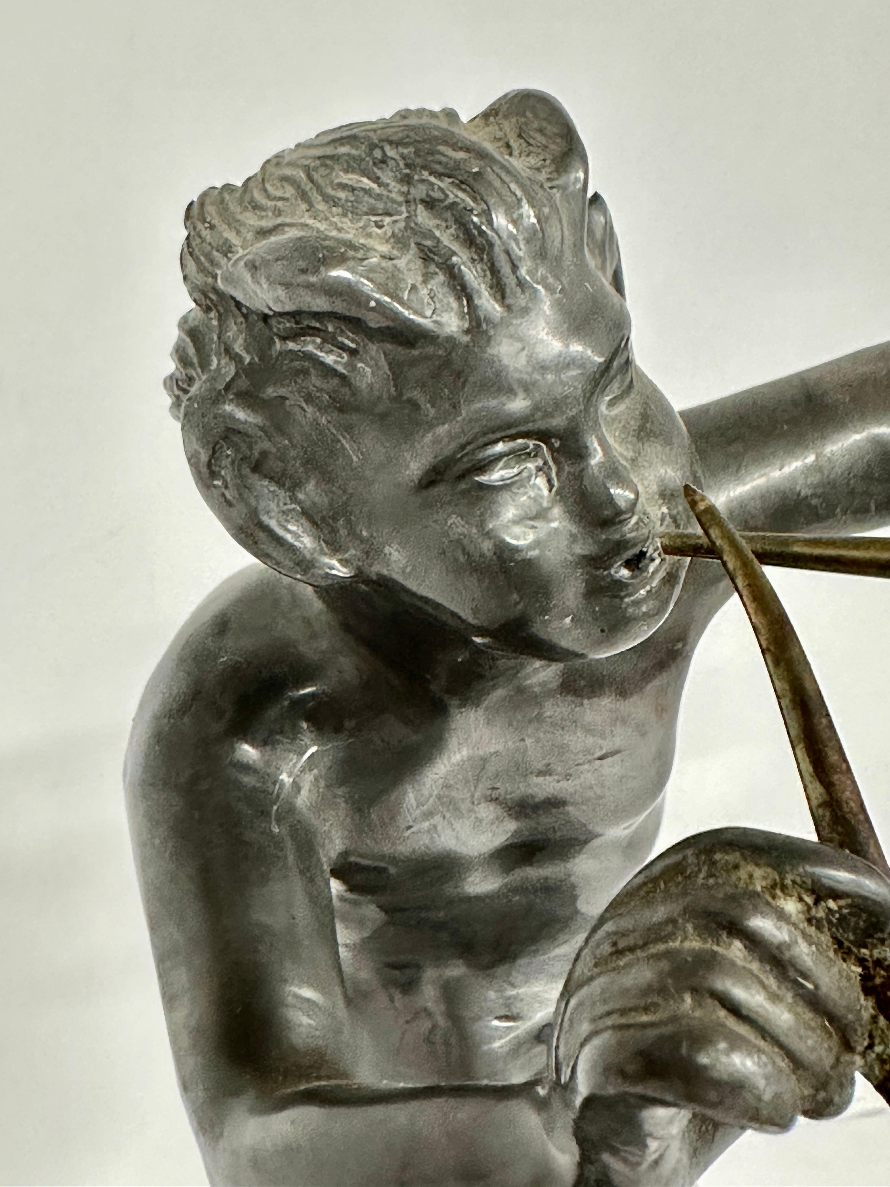 Fait main Pan jouant des flûtes, sculpture néoclassique en vente