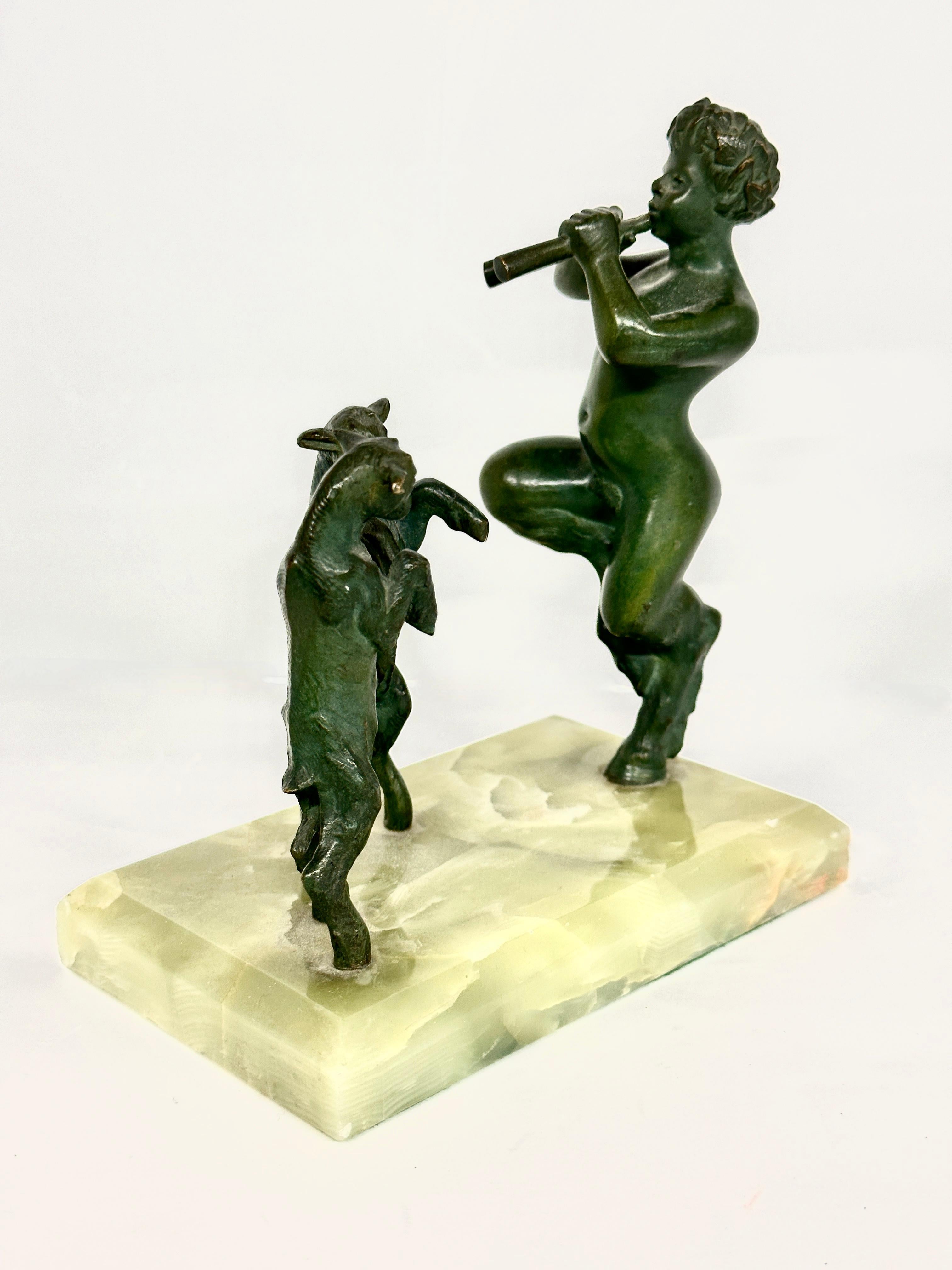 Italian Pan Playing the Flutes to Dancing Goats For Sale