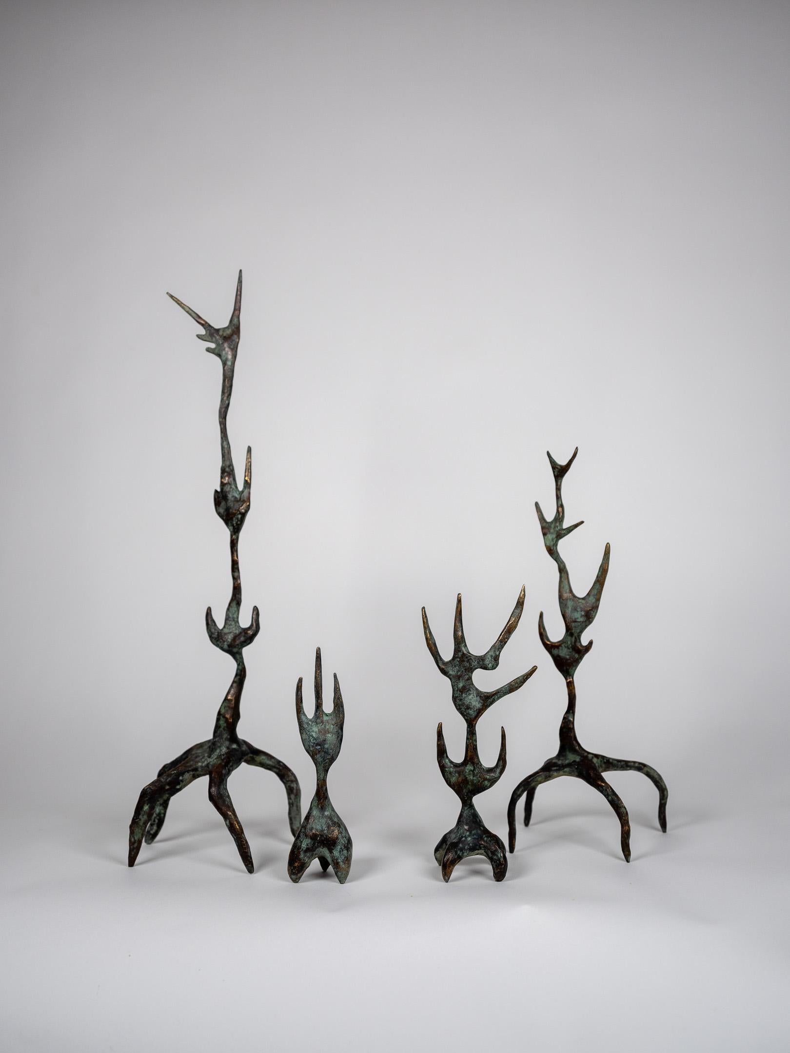 Modern Pan-Sentience Bronze Sculpture by Sol Bailey Barker, REP by Tuleste Factory For Sale