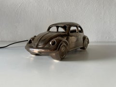 Pan W. Goebel KG Volkswagen Beetle Lovely Ceramic Desk Lamp, 1970s, Germany