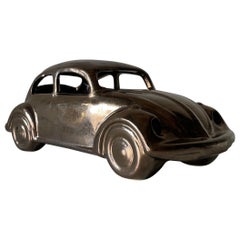 Pan W. Goebel KG Volkswagen Beetle Lovely Ceramic Desk Lamp, 1970s, Germany