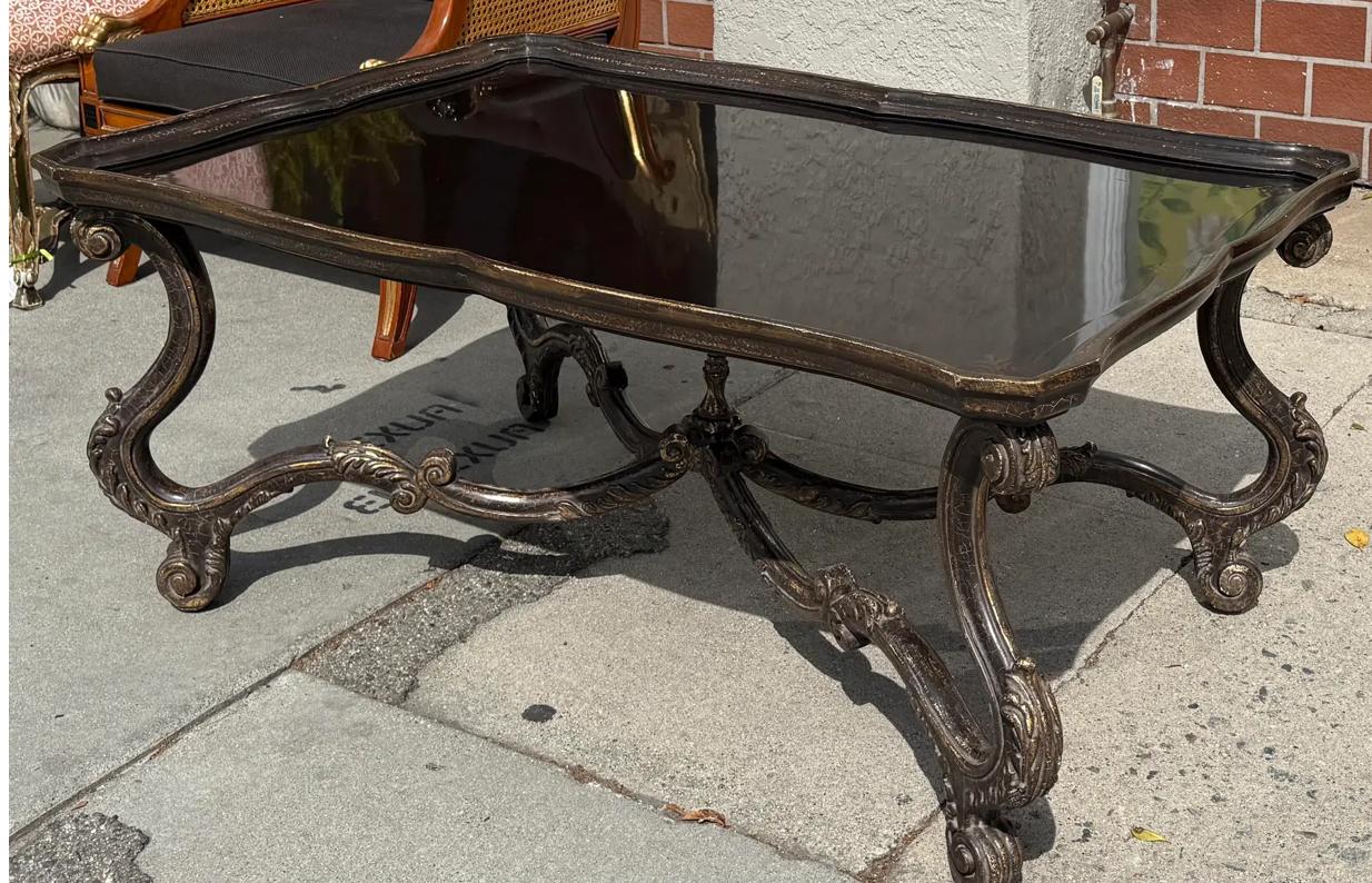 Regency Table basse Panache pour Michael Taylor Gratelli en vente