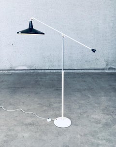 "PANAMA" Floor Lamp in black by Wim Rietveld for Gispen, 1957