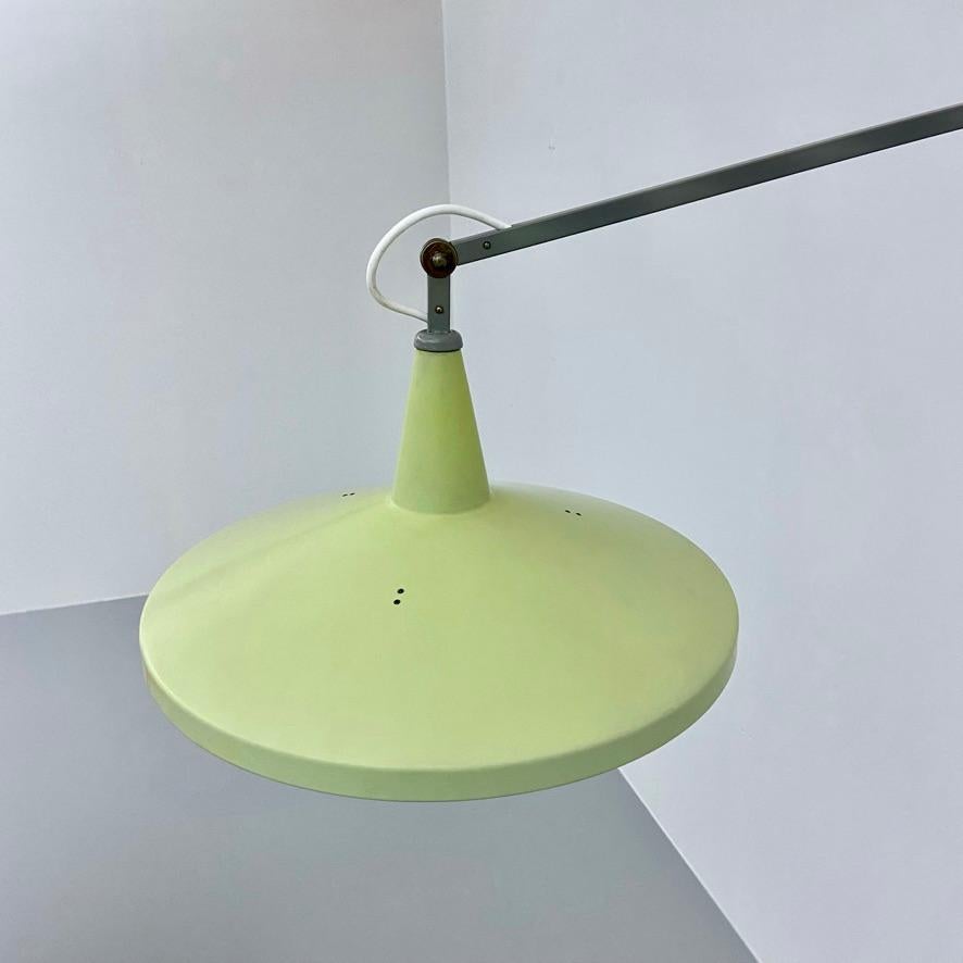 Dutch 'Panama' Lamp by Wim Rietveld in Original Paint and in Perfect Condition, 1955 For Sale