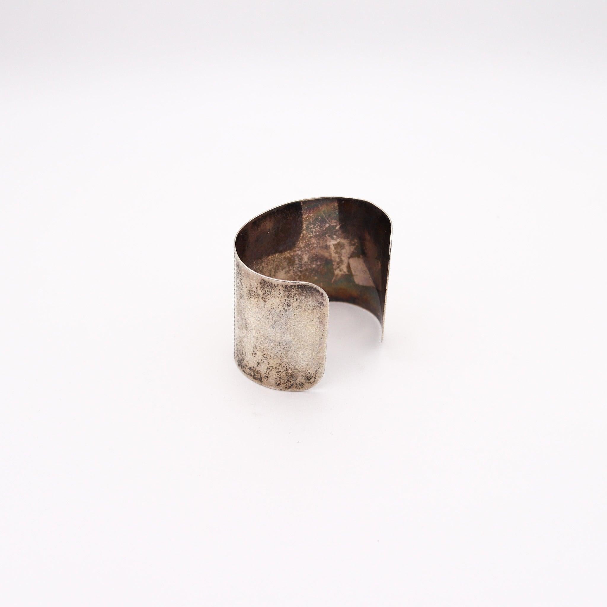 Donna Bracciale con incisione dell'Esposizione di Panama-Pacifico del 1915 in argento 925 in vendita