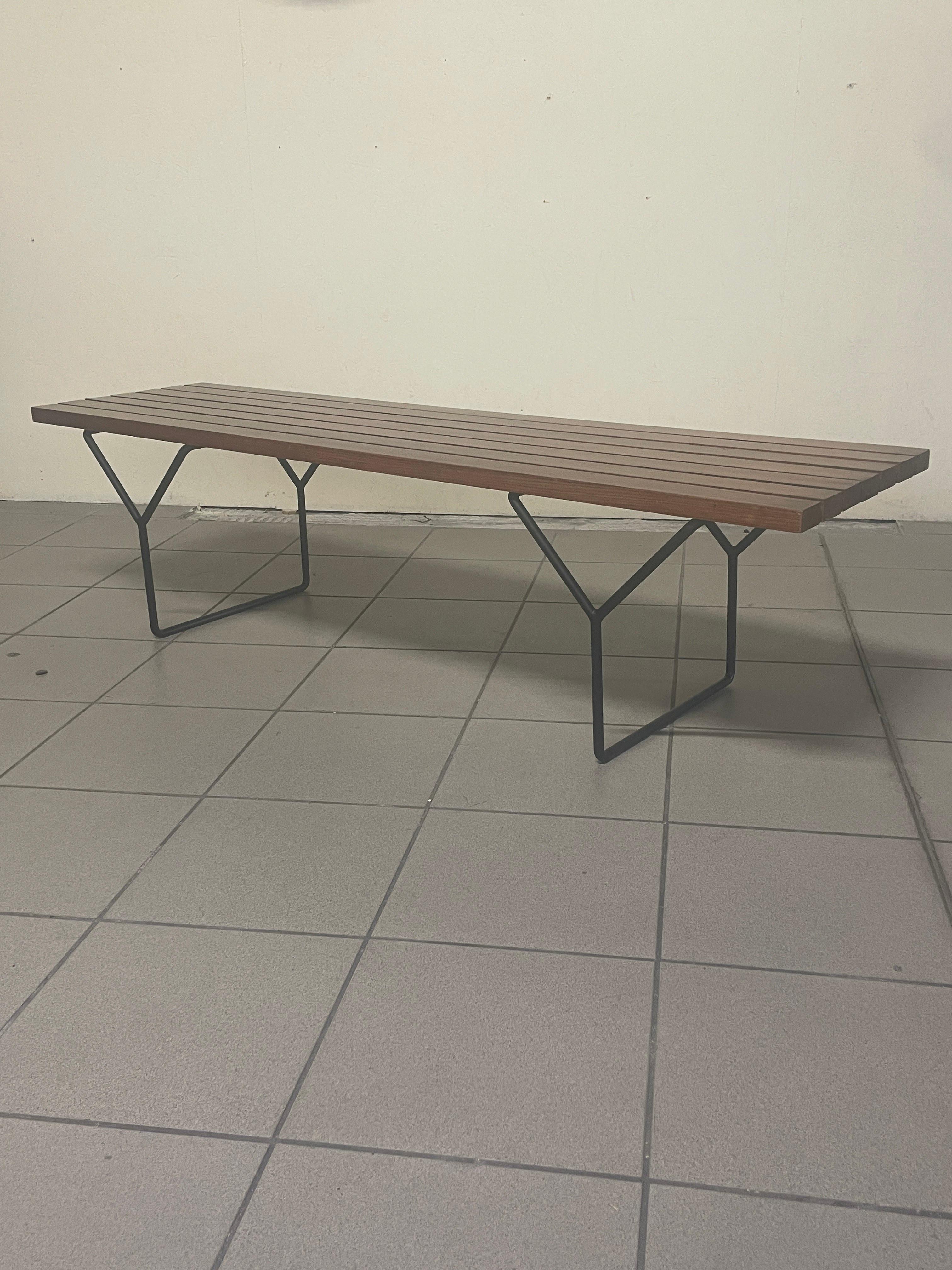 Banc 400 par Harry Bertoia pour Knoll International, années 1960 Bon état - En vente à SAN PIETRO MOSEZZO, NO