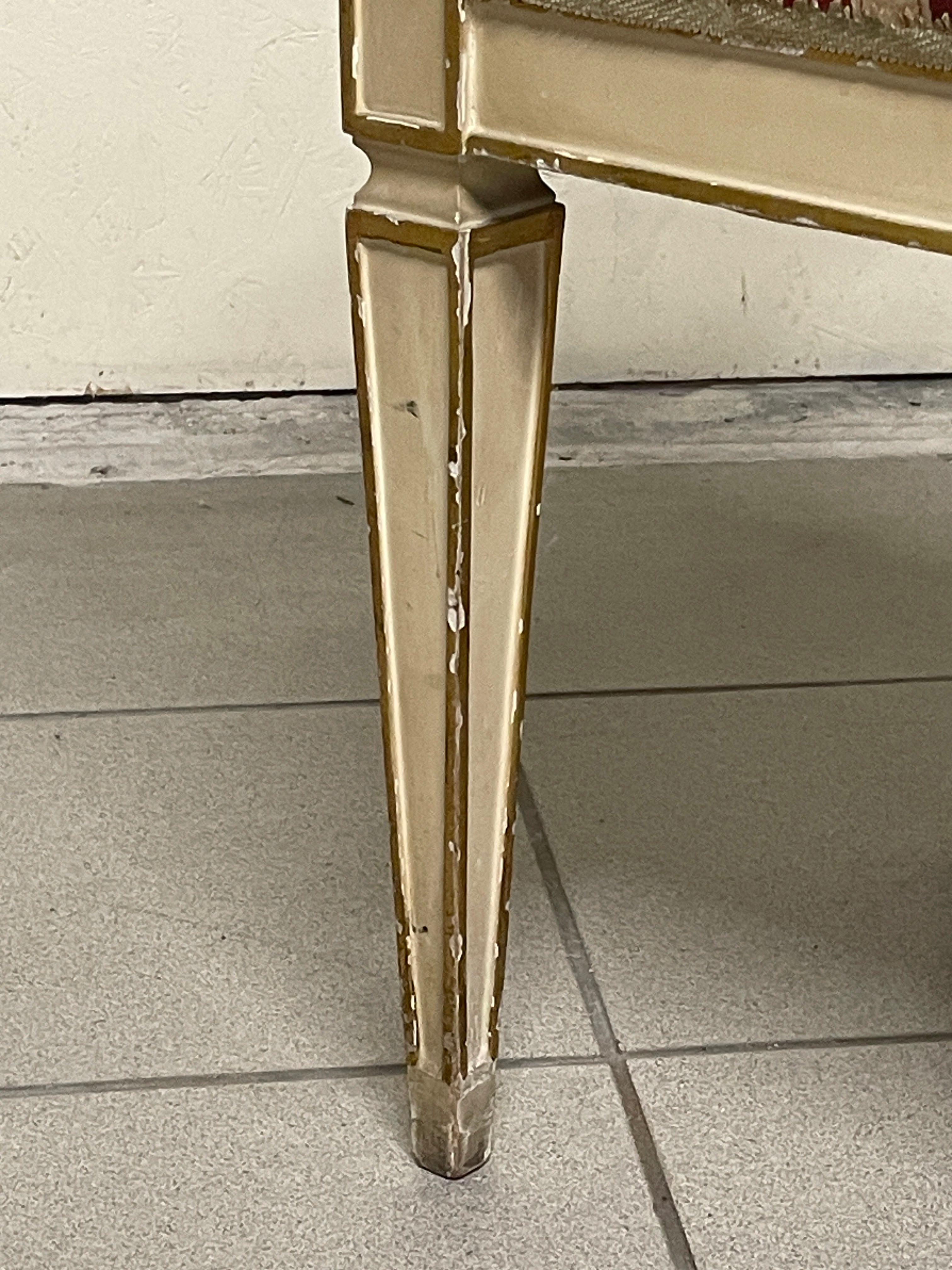 1940s directorate-style bench For Sale 9