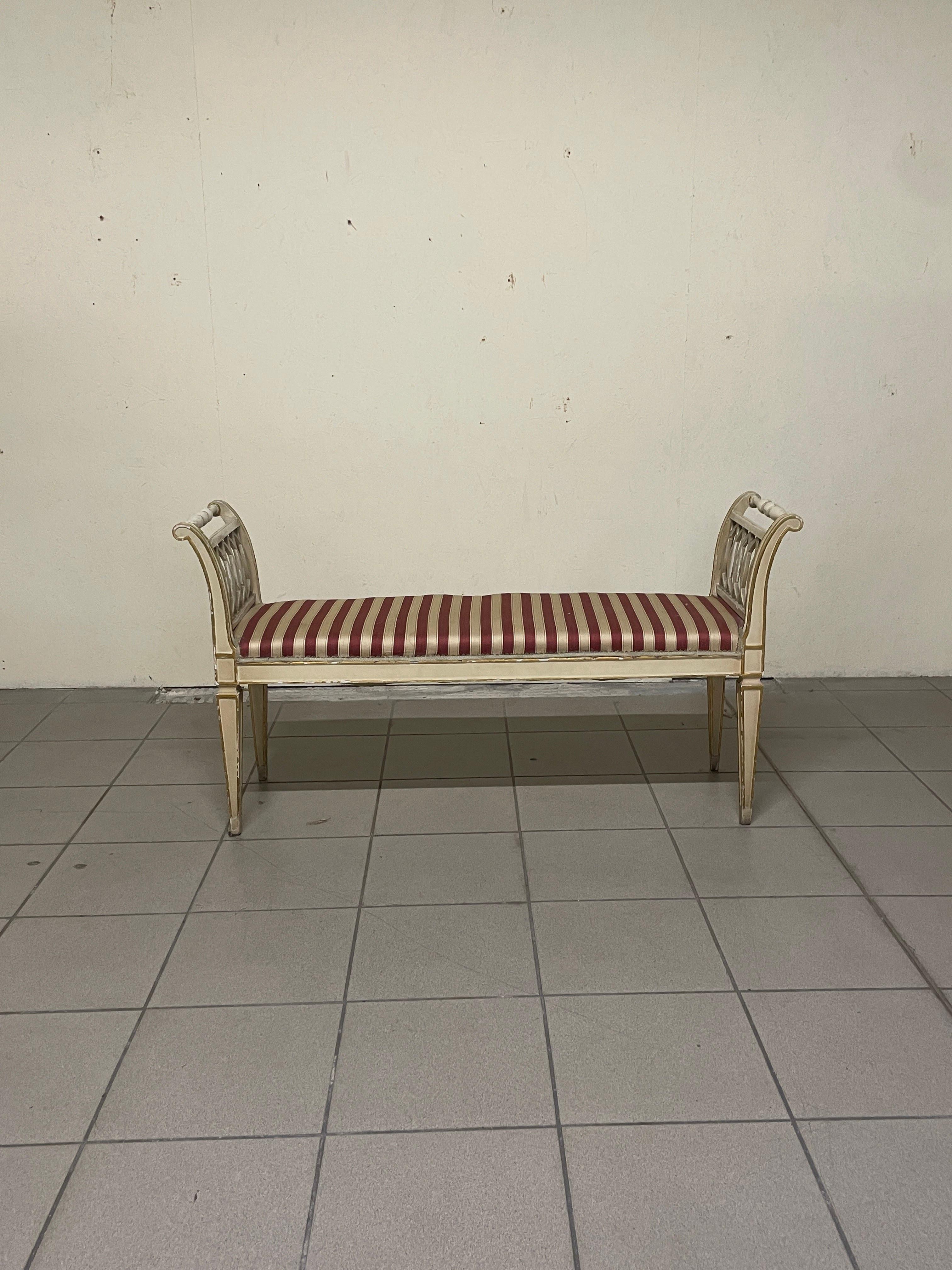 Directoire 1940s directorate-style bench For Sale