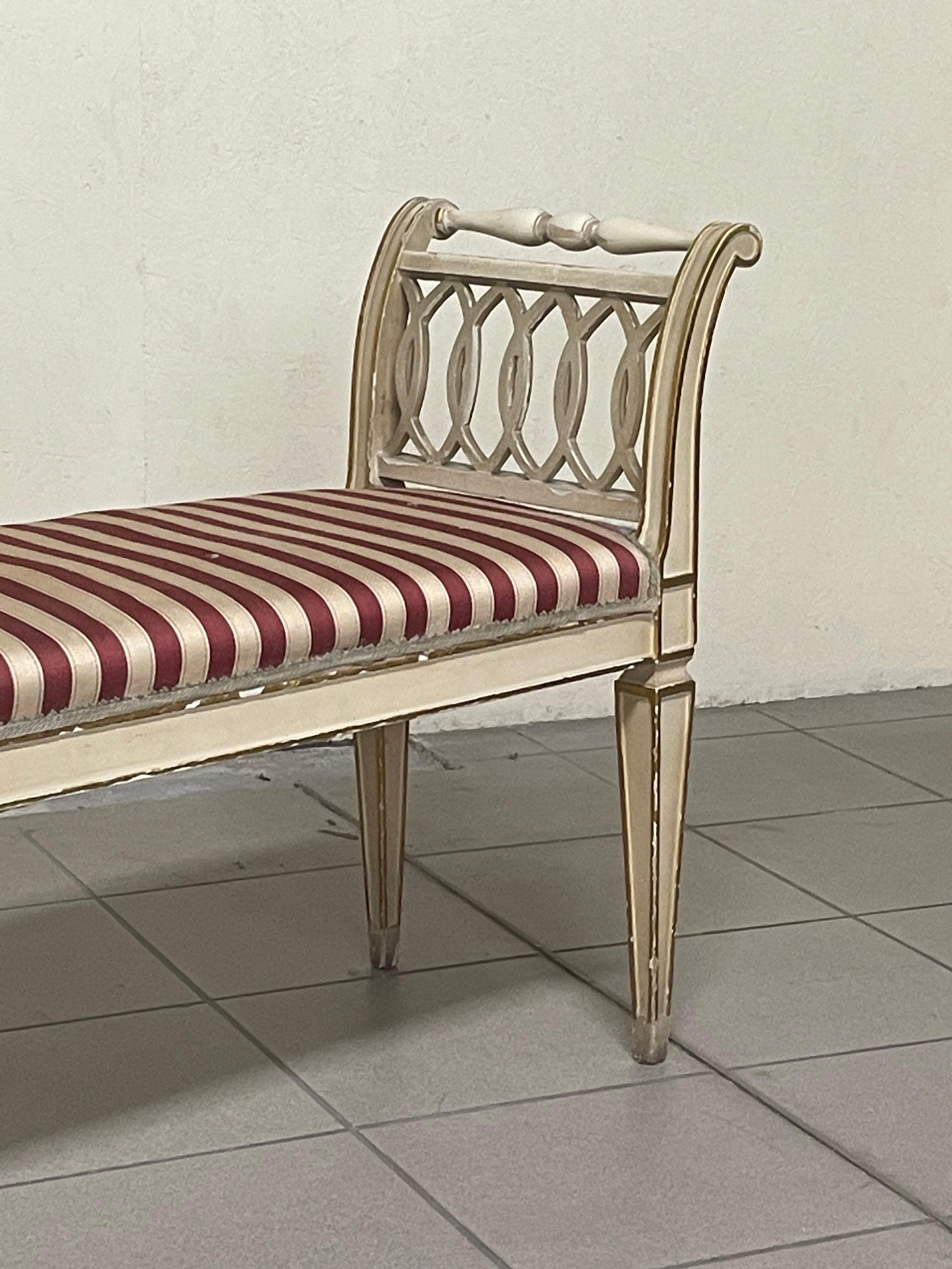 1940s directorate-style bench For Sale 1