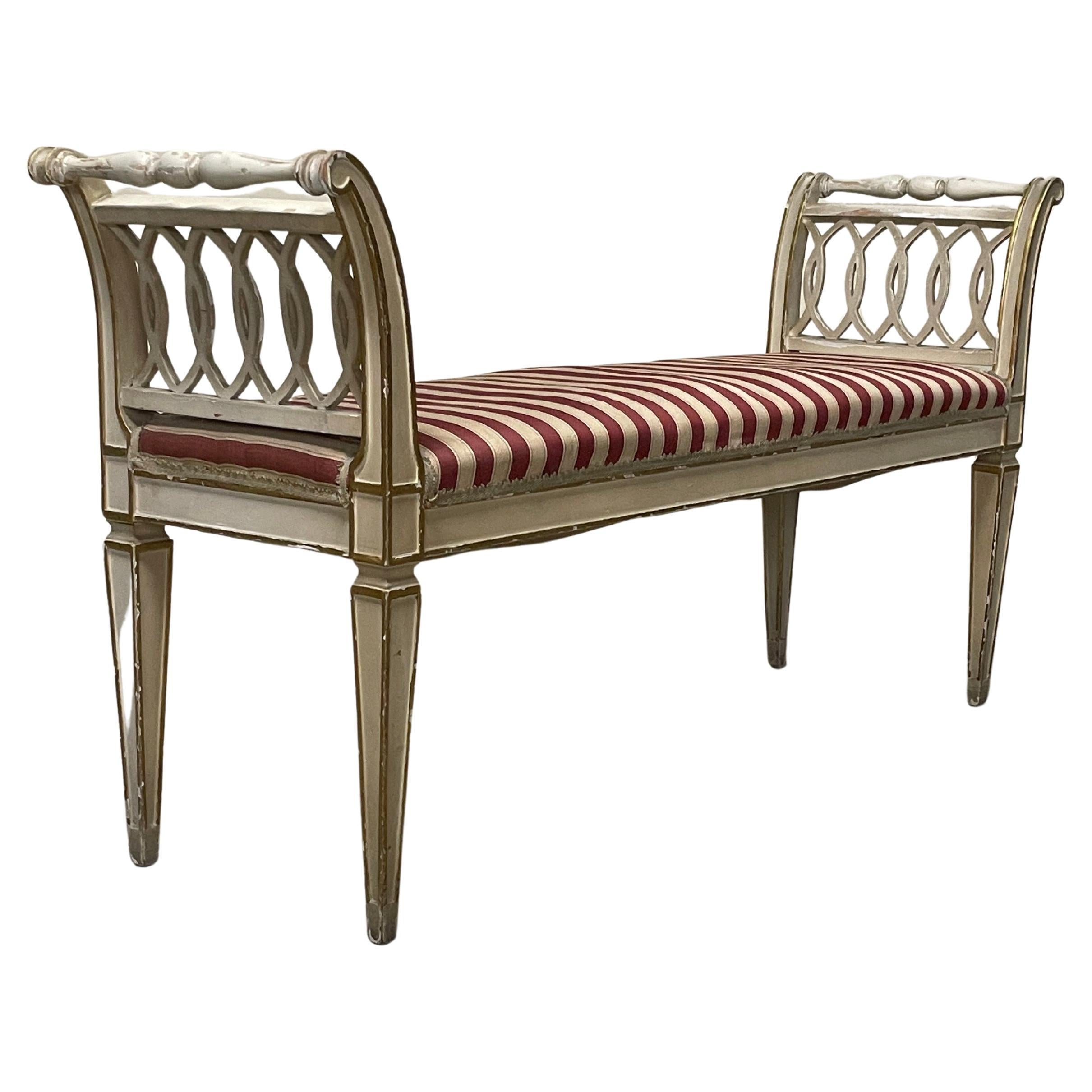 1940s directorate-style bench