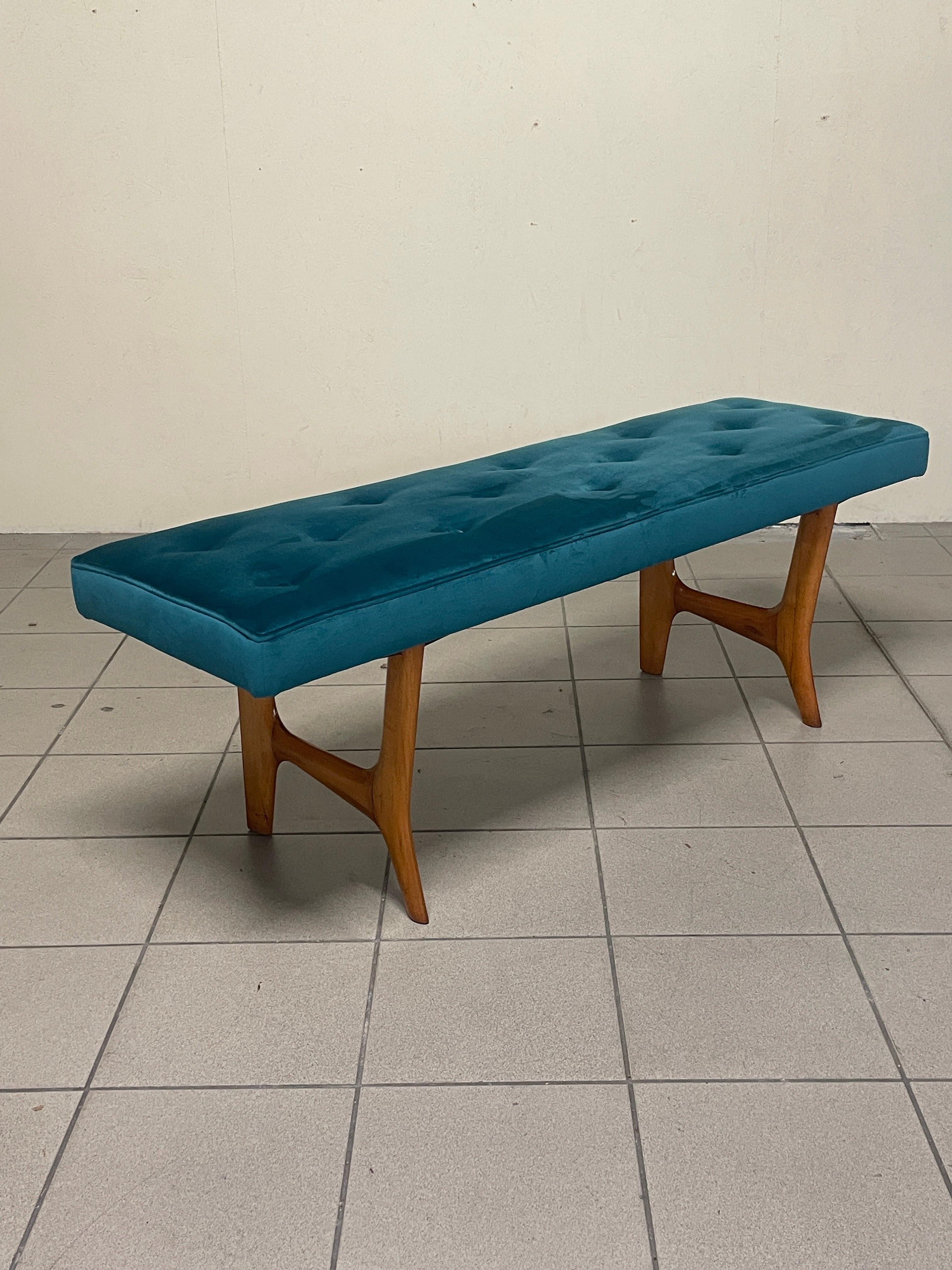 Panca da parete anni '50 (Stoff) im Angebot