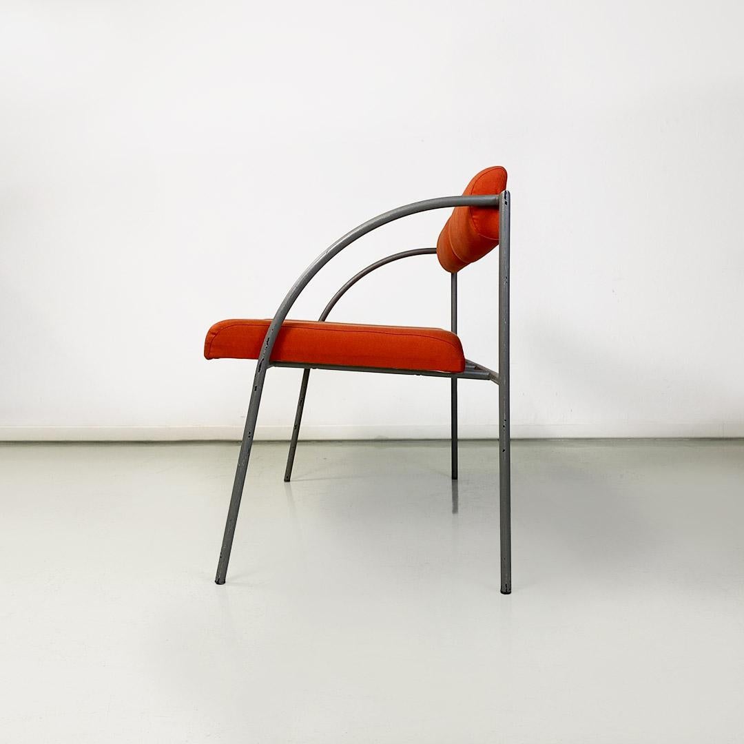Italian modern Vienna metal bench or sofa by Rodney Kinsman for Bieffeplast 1980 In condizioni buone in vendita a MIlano, IT