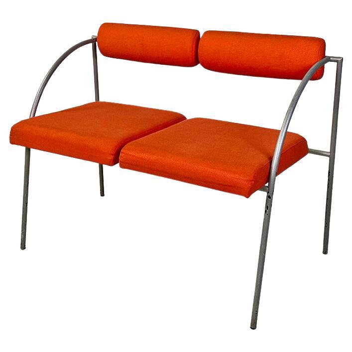 Italian modern Vienna metal bench or sofa by Rodney Kinsman for Bieffeplast 1980 in vendita