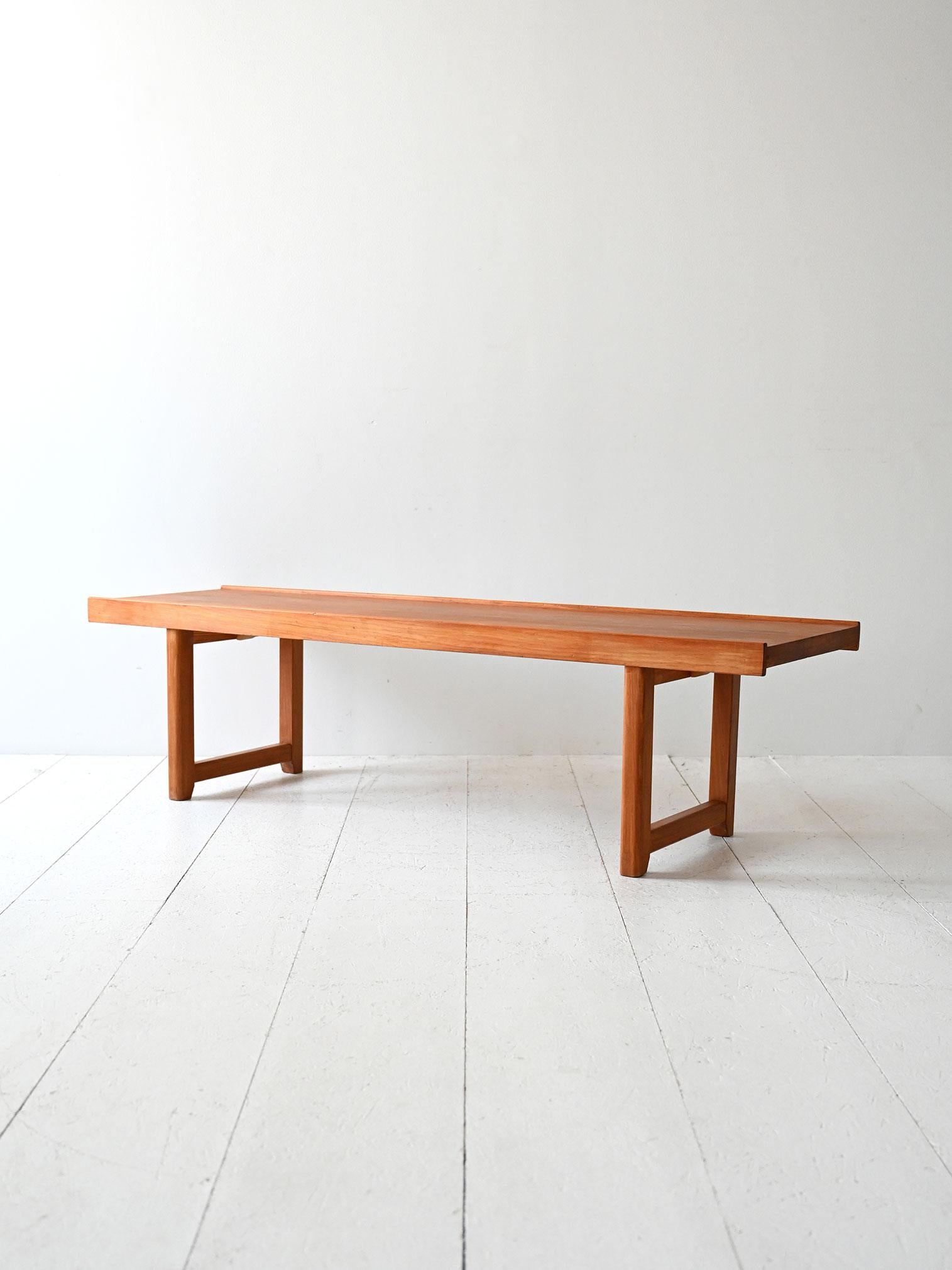 Panca o tavolino scandinavo anni ’50/’60 in teak Scandinavian en venta