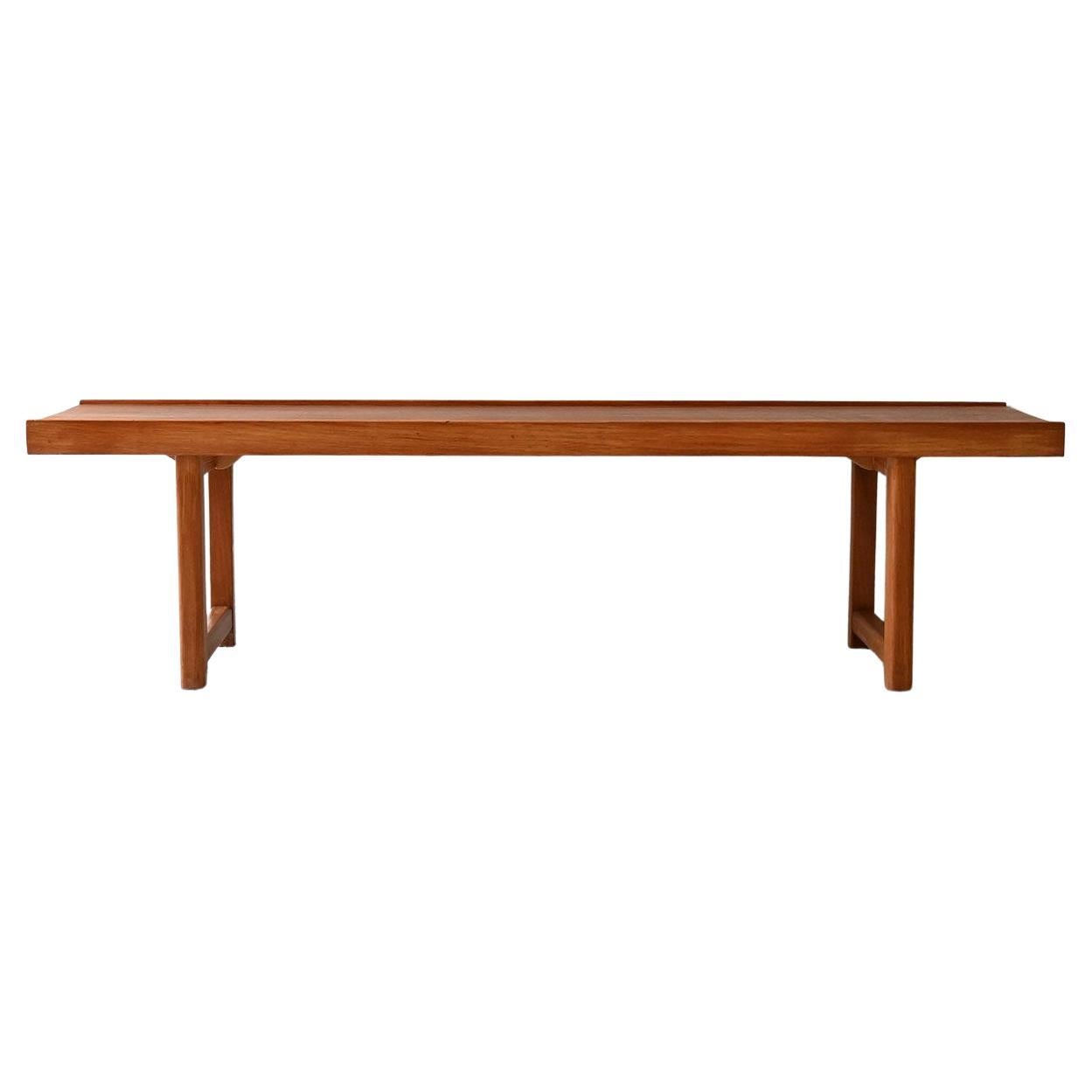 Panca o tavolino scandinavo anni ’50/’60 in teak en venta