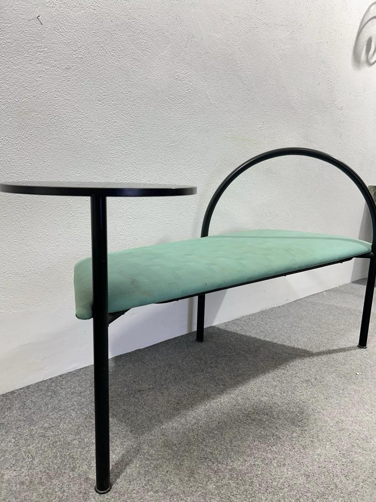 Banc postmoderne Memphis Style 198O's en vente 5