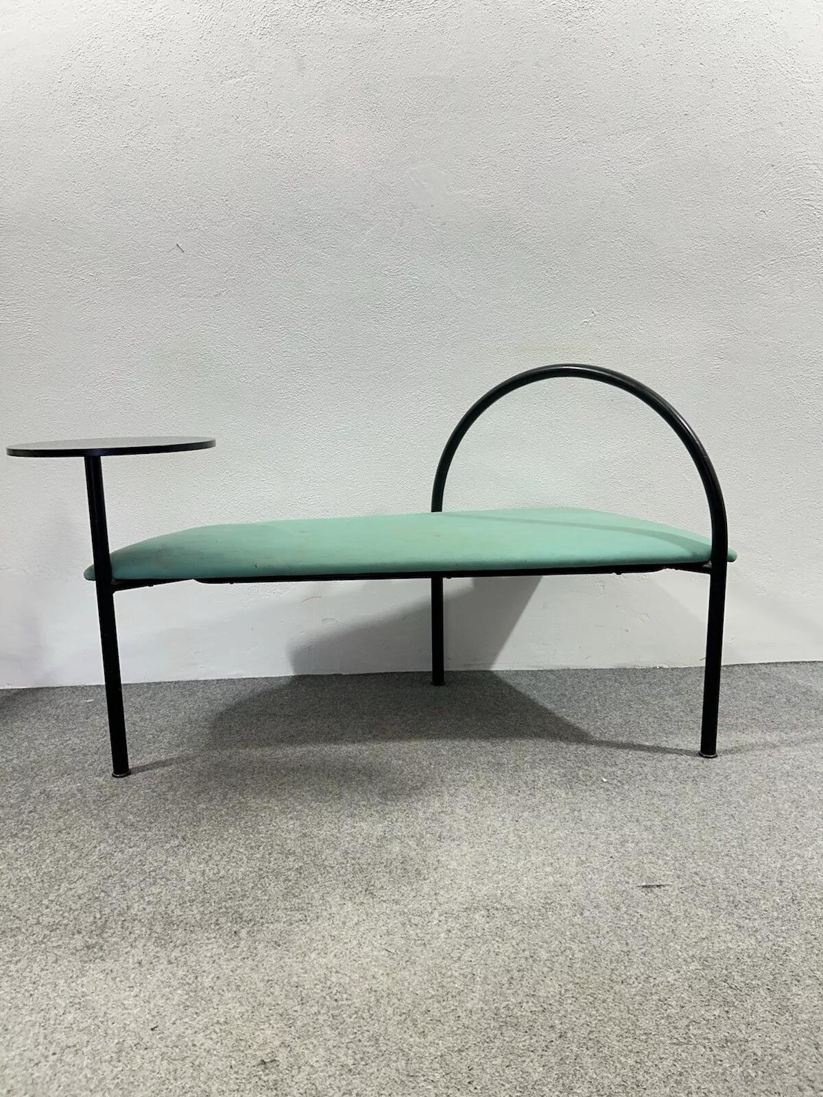 Banc postmoderne Memphis Style 198O's Bon état - En vente à Taranto, IT