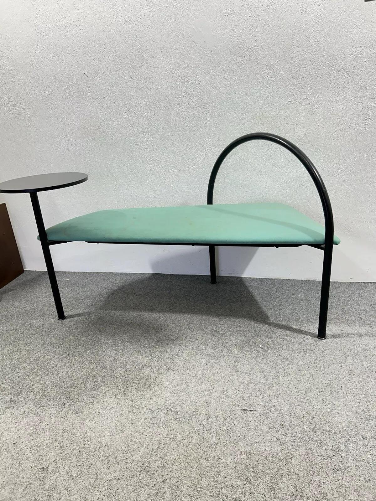 Banc postmoderne Memphis Style 198O's en vente 1